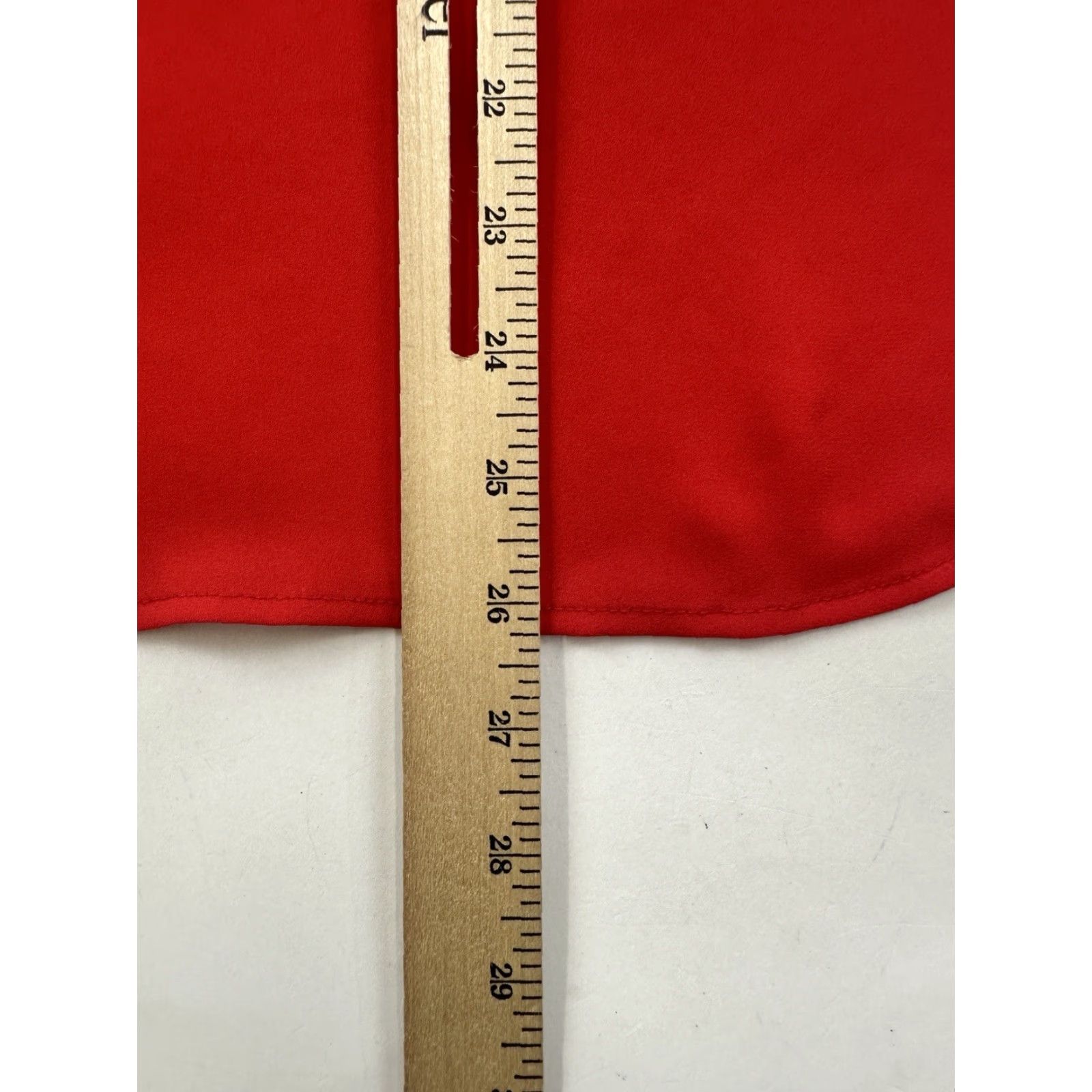 J.Crew J.Crew Blouse Womens 0 Red Keyhole Neck Sleeveless Ladies Size XS / US 0-2 / IT 36-38 - 6 Thumbnail