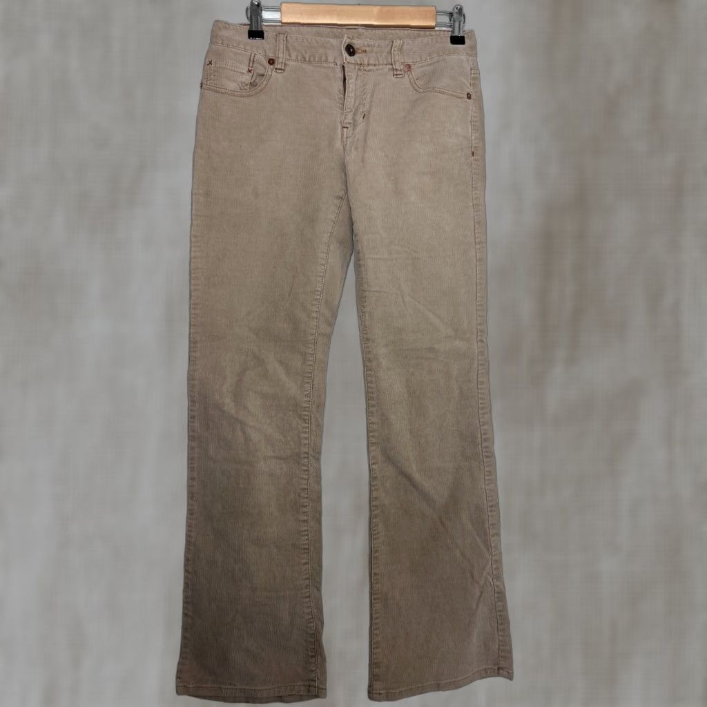 Polo Ralph Lauren Polo Jeans Company Womens Pants Straight Beige Corduroy 30x31 Size 4 Womens Size 27" / US 4 / IT 40 - 1 Thumbnail