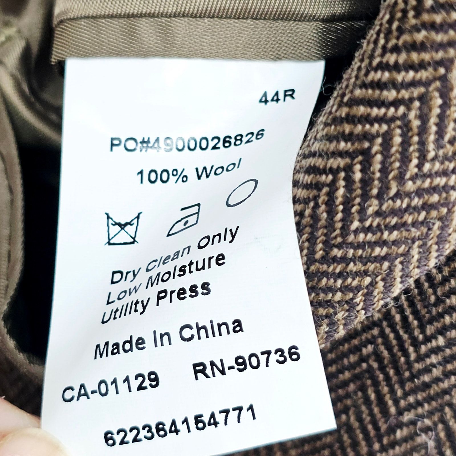 Chaps Chaps Ralph Lauren Wool Sports Coat Blazer Jacket Brown 4R Size 44R - 4 Thumbnail