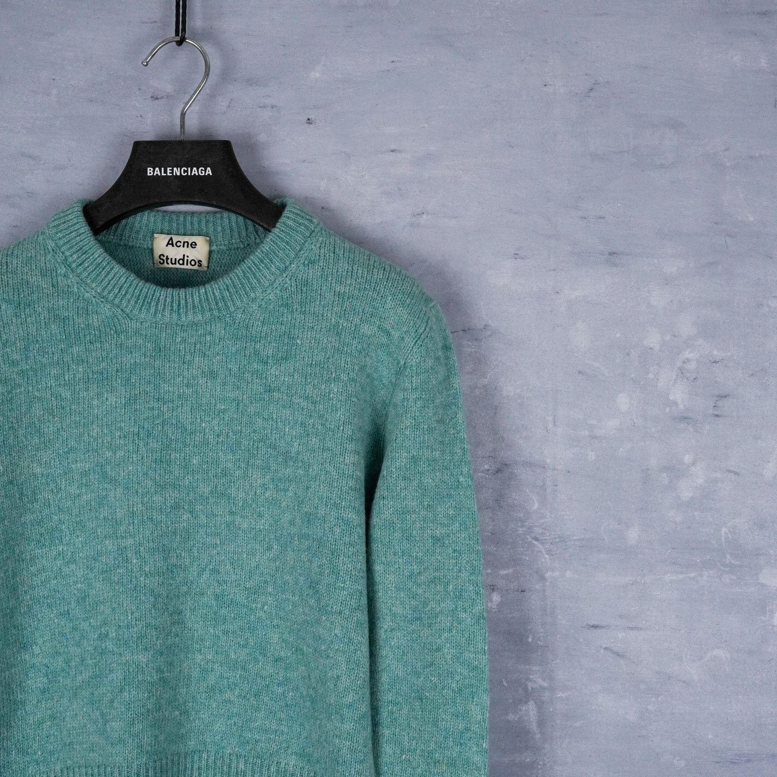 Acne Studios Acne studios aw15 mint green lambswool knit jumper sweater Size M / US 6-8 / IT 42-44 - 2 Thumbnail