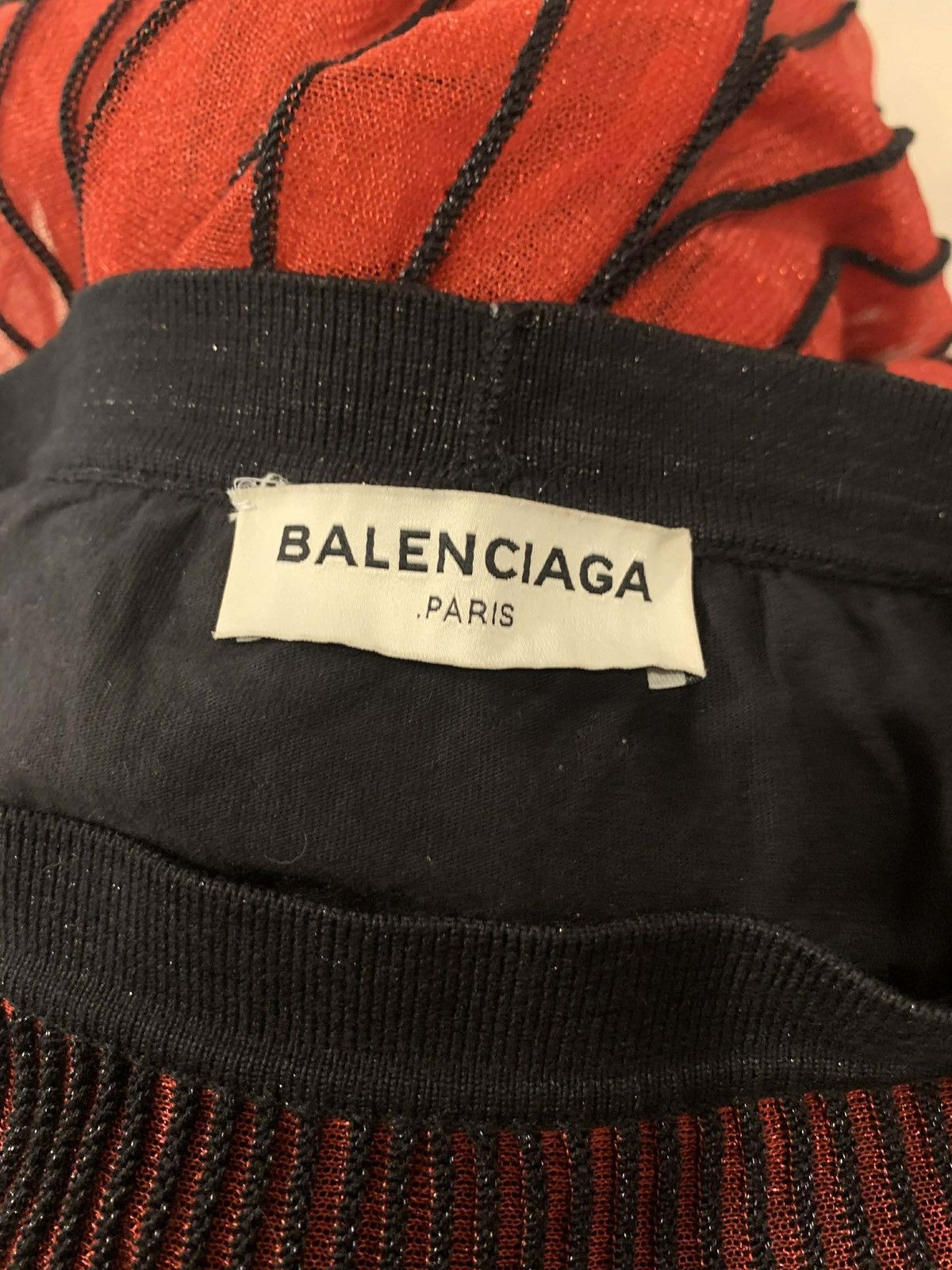 Balenciaga Balenciaga Pleated Logo Maxi Skirt Size 28" / US 6 / IT 42 - 3 Thumbnail