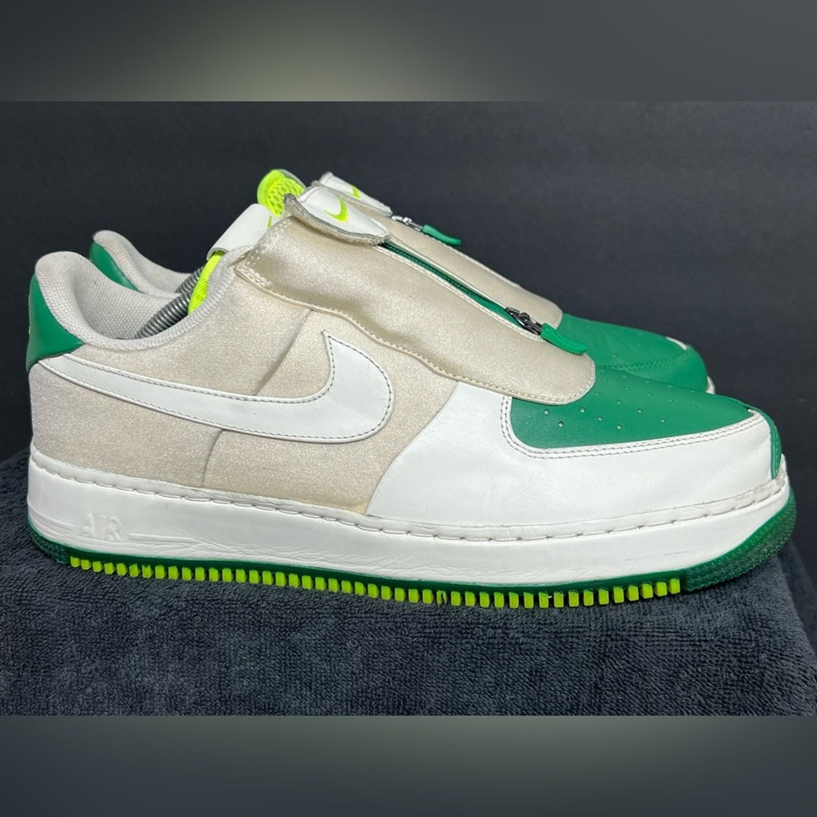 Nike Nike Air Force 1 Low The Glove Gary Payton White Green Volt Size US 12 / EU 45 - 4 Thumbnail