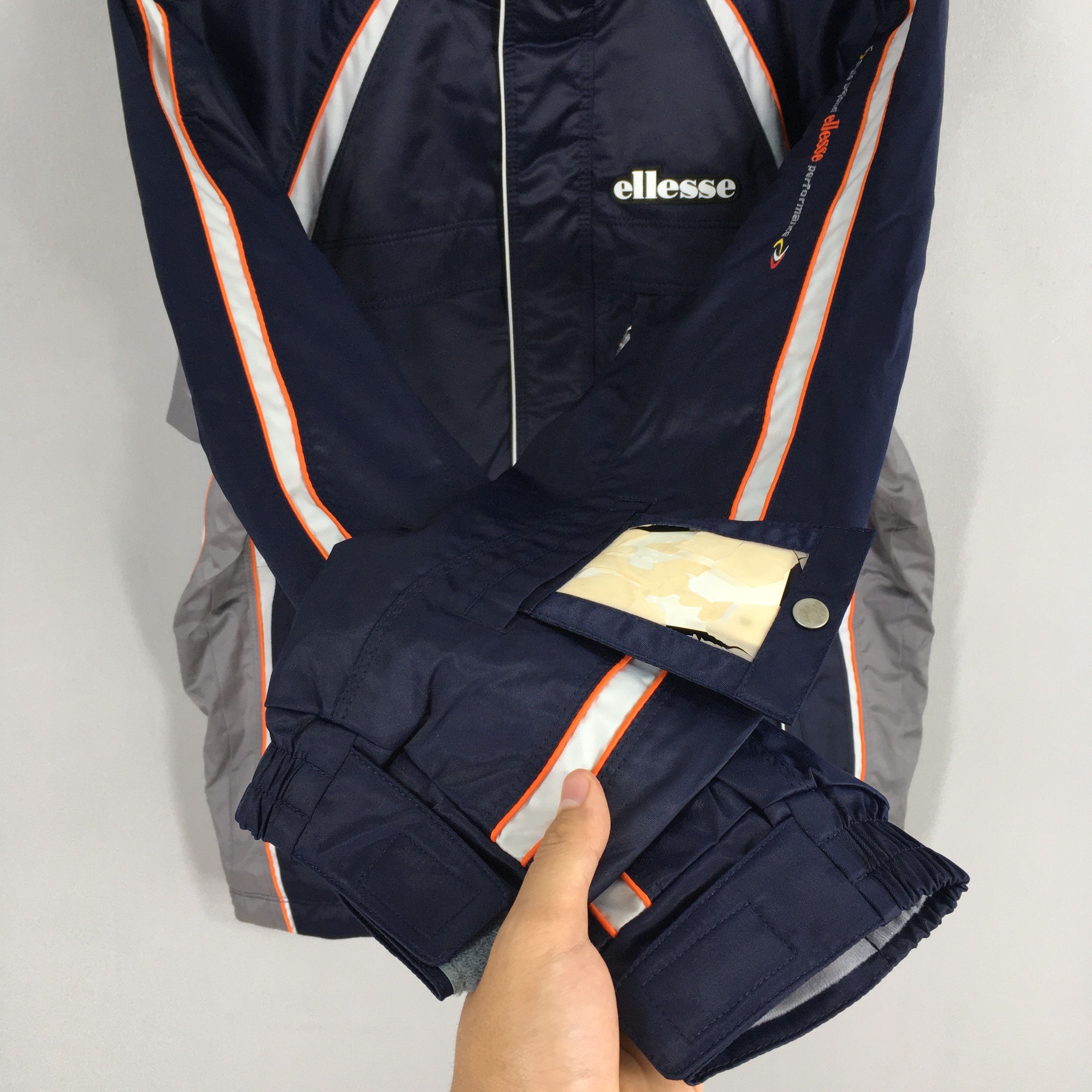 Vintage 90's Ellesse Ski Wear Blue Outerwear Jacket Medium