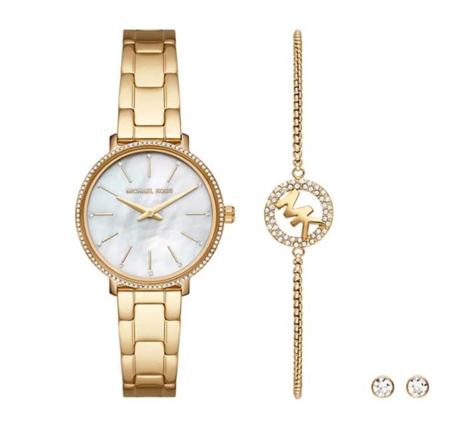 Michael Kors Michael Kors Women Watch Quartz Mother of Pearl Dial Gold ST Size ONE SIZE - 1 Thumbnail
