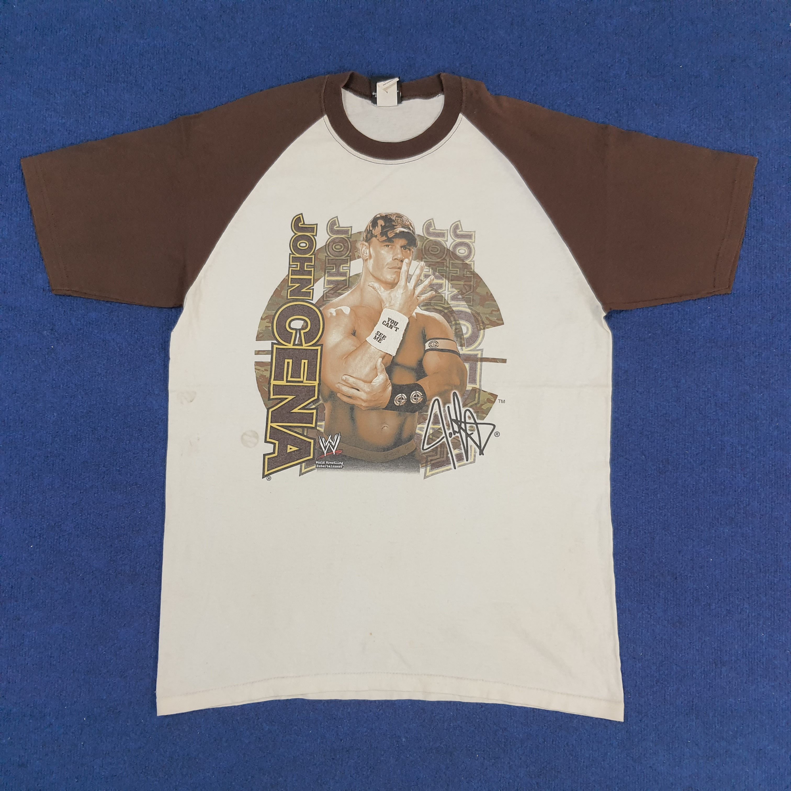 Vintage × WWE Vinatge WWE Champion John Cena Wrestler Raglan Tshirt Size US L / EU 52-54 / 3 - 1 Thumbnail