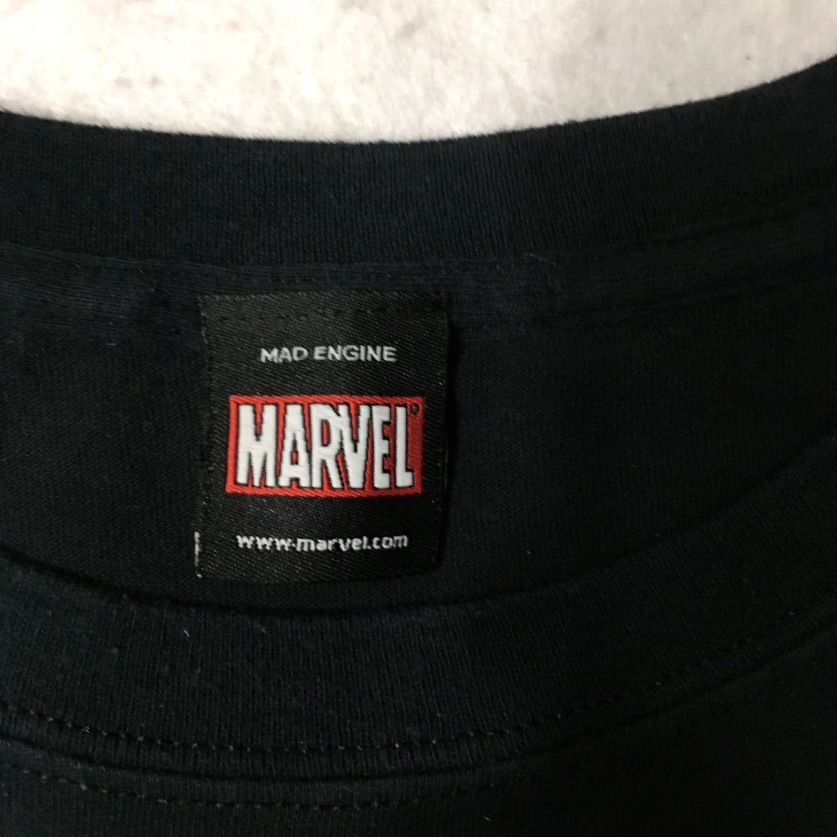 Vintage VINTAGE Marvel Shirt XL Black Characters Mad Engine Comic Size Vtg Size US XL / EU 56 / 4 - 3 Thumbnail