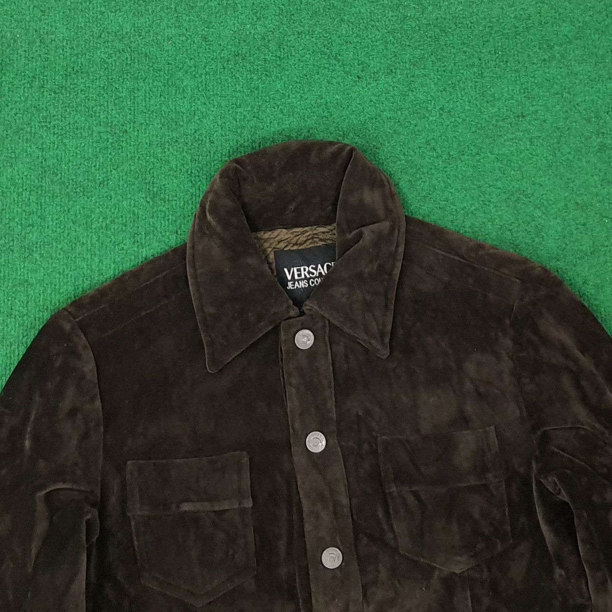 Versace Jeans Couture Vintage Versace Jeans Couture Velvet Jacket C247N28 Size US S / EU 44-46 / 1 - 2 Thumbnail