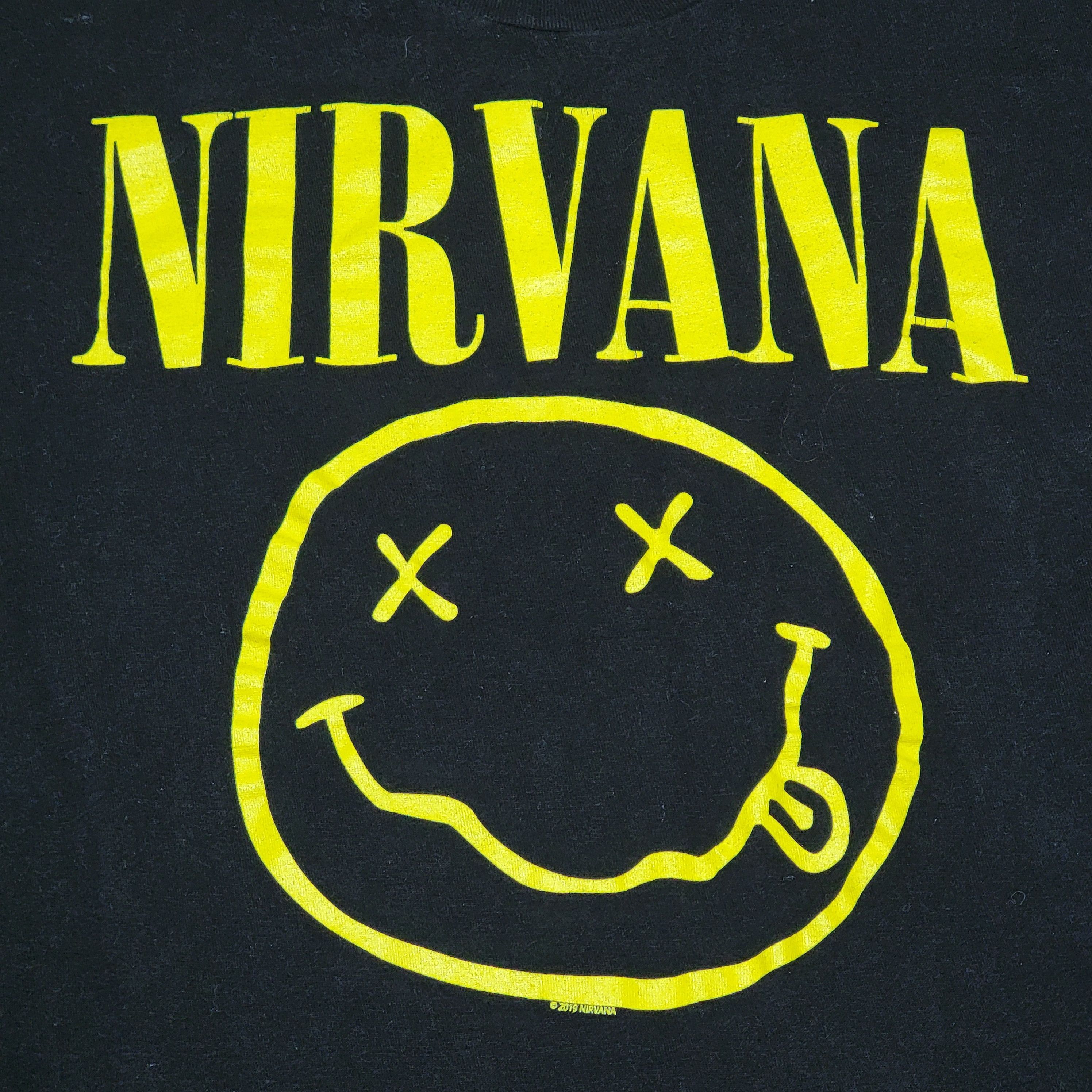 Nirvana Tultex SS Unisex Tee "Nirvana" Yellow Logo - Size Medium Size US M / EU 48-50 / 2 - 2 Thumbnail