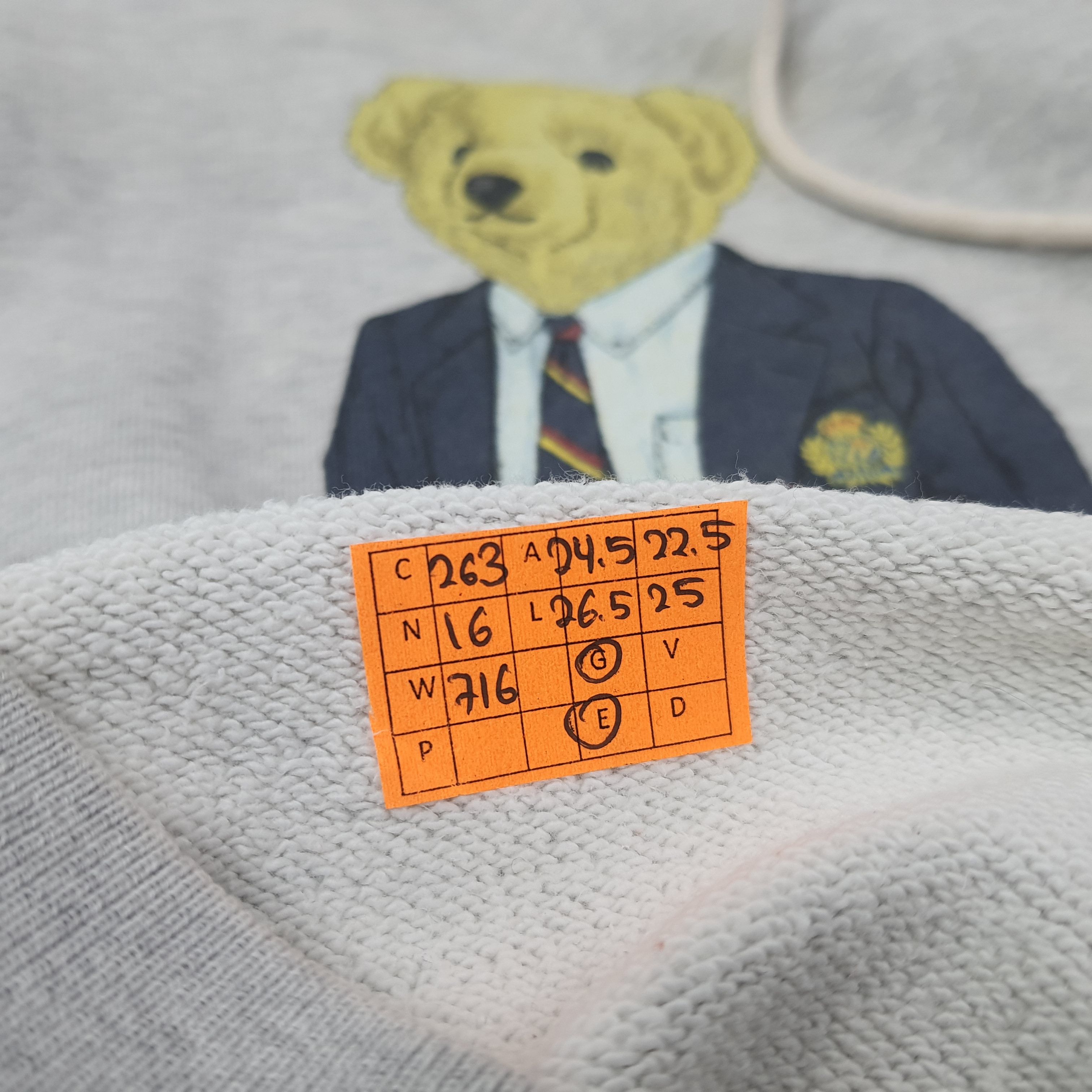 Polo Ralph Lauren Vintage POLO BEAR by Ralph Lauren Hoodie C263N16 Size US L / EU 52-54 / 3 - 9 Thumbnail