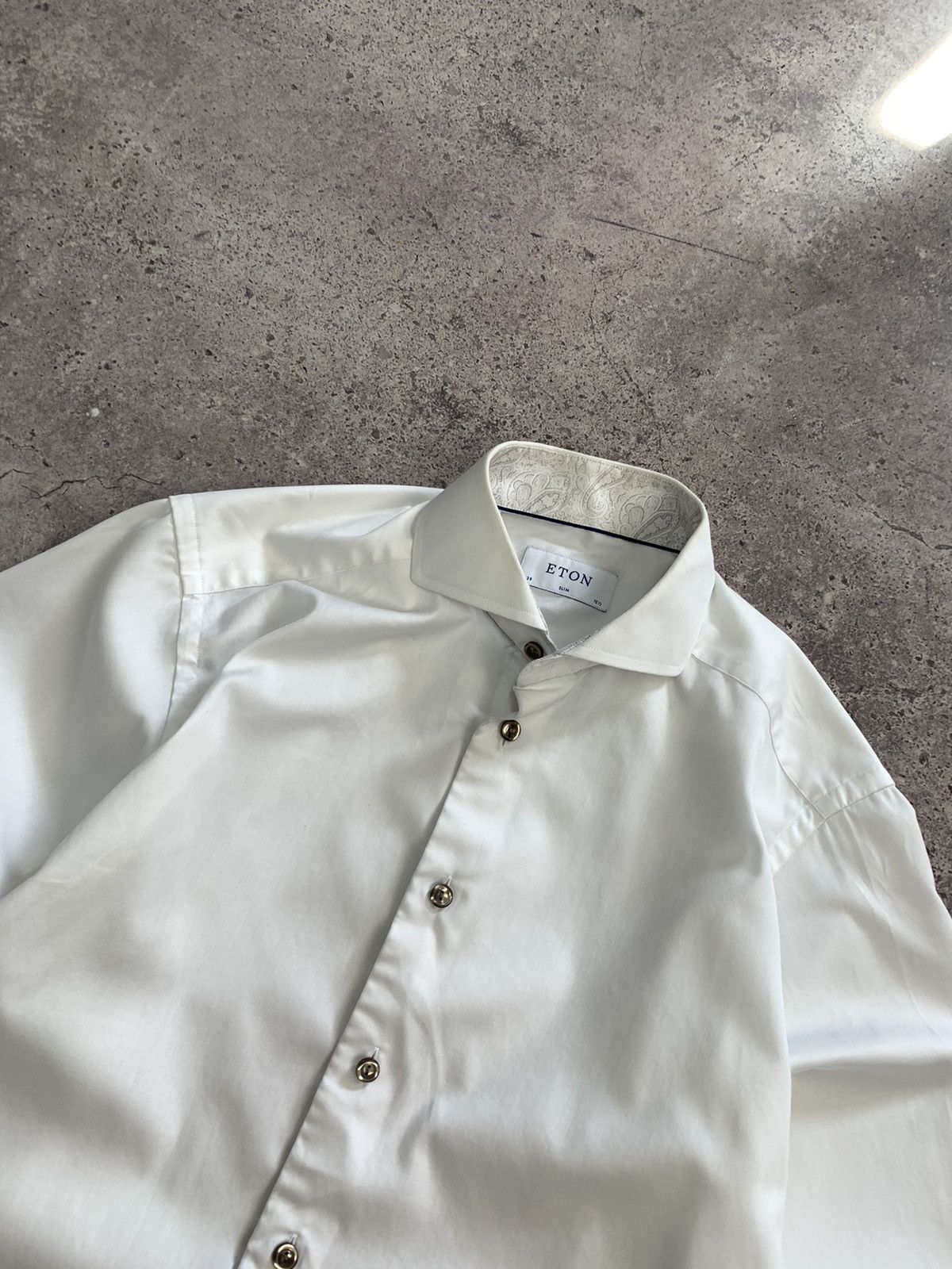 Eton × Vintage Vintage Y2K shirt Eton OldMoney Avant garde watanage faded Size US M / EU 48-50 / 2 - 5 Thumbnail