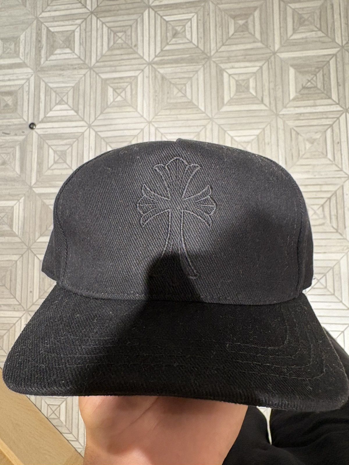 Chrome Hearts Chrome Hearts cross waxed denim hat Size ONE SIZE - 2 Thumbnail