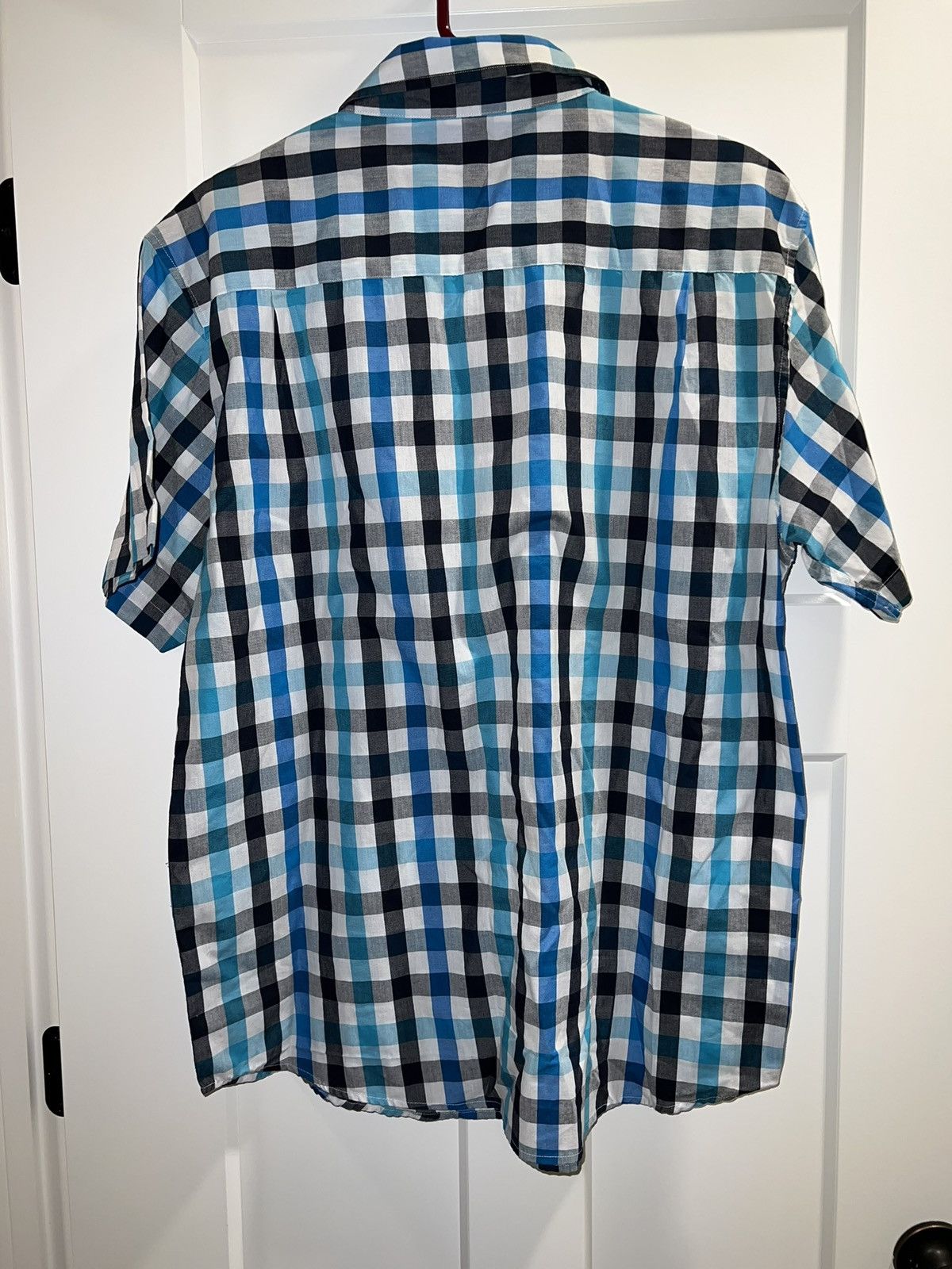 Beverly Hills Polo Club Beverly Hills Polo Club blue checkered shirt. Size US XL / EU 56 / 4 - 2 Thumbnail