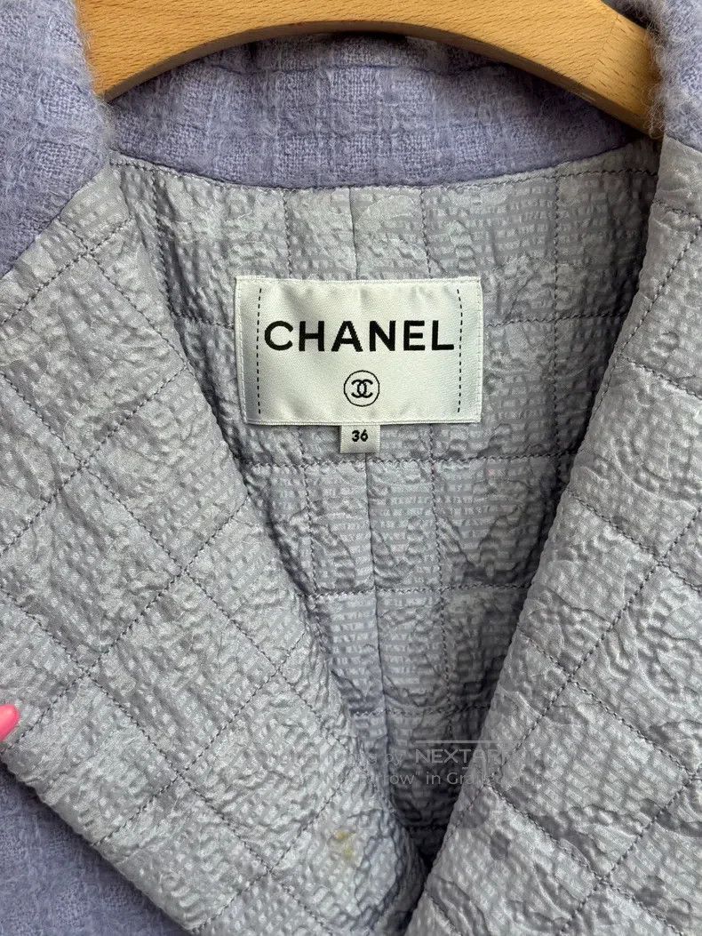 Chanel Chanel 21k lilac short tweed coat Size XS / US 0-2 / IT 36-38 - 3 Thumbnail