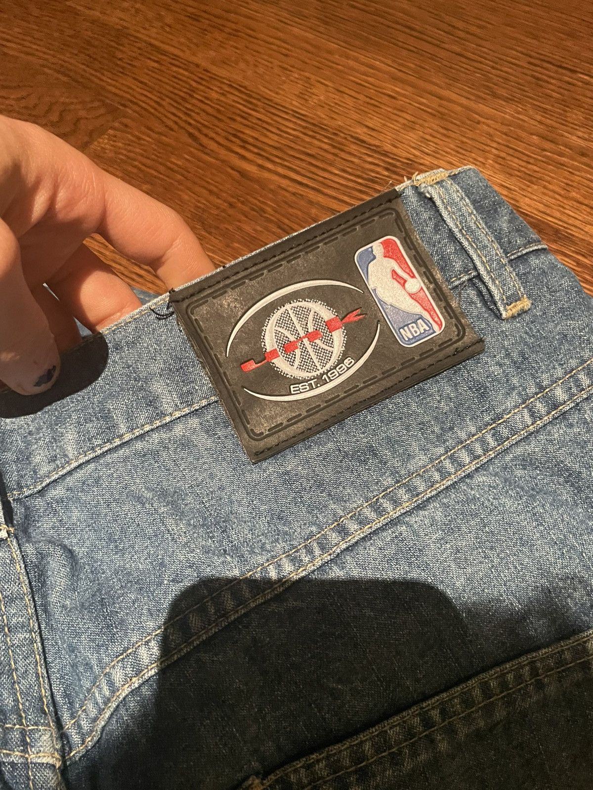 NBA Unk NBA Team Logo Denim Size US 34 / EU 50 - 5 Thumbnail