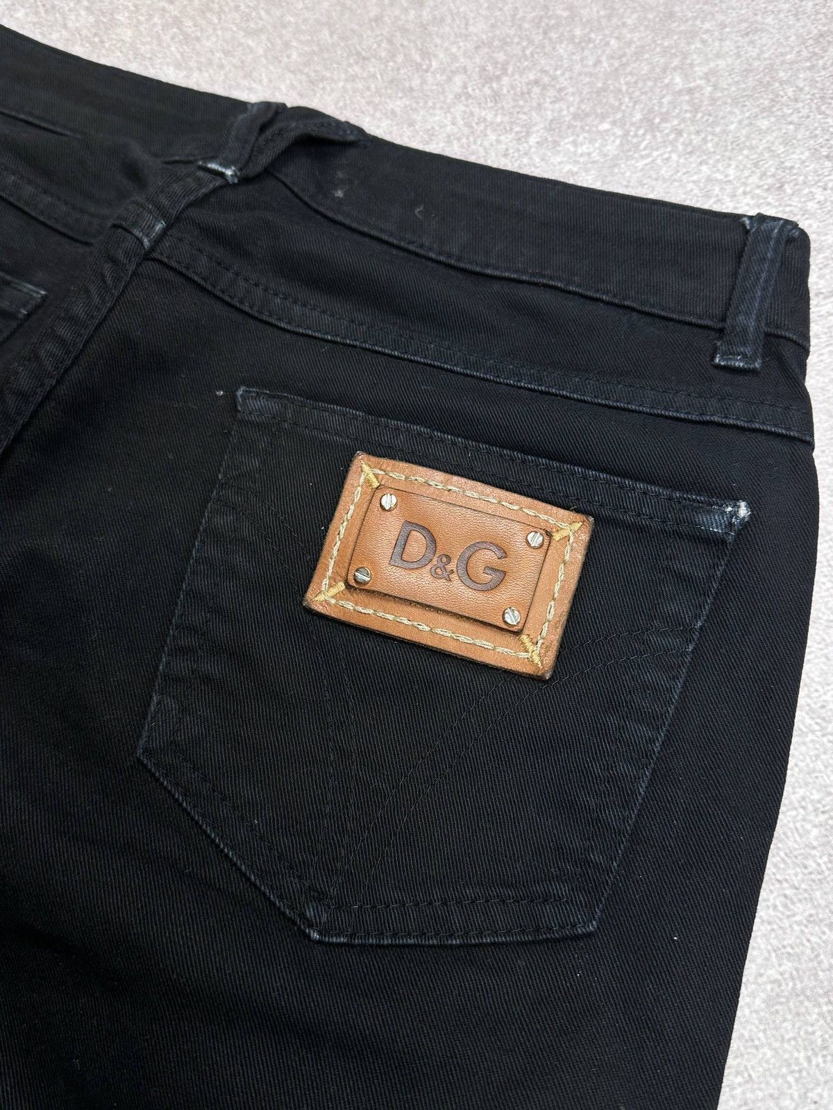 Dolce & Gabbana Vintage Dolce Gabbana Pocket Logo Pants Jeans 26 Womans Size 26" / US 2 / IT 38 - 3 Thumbnail