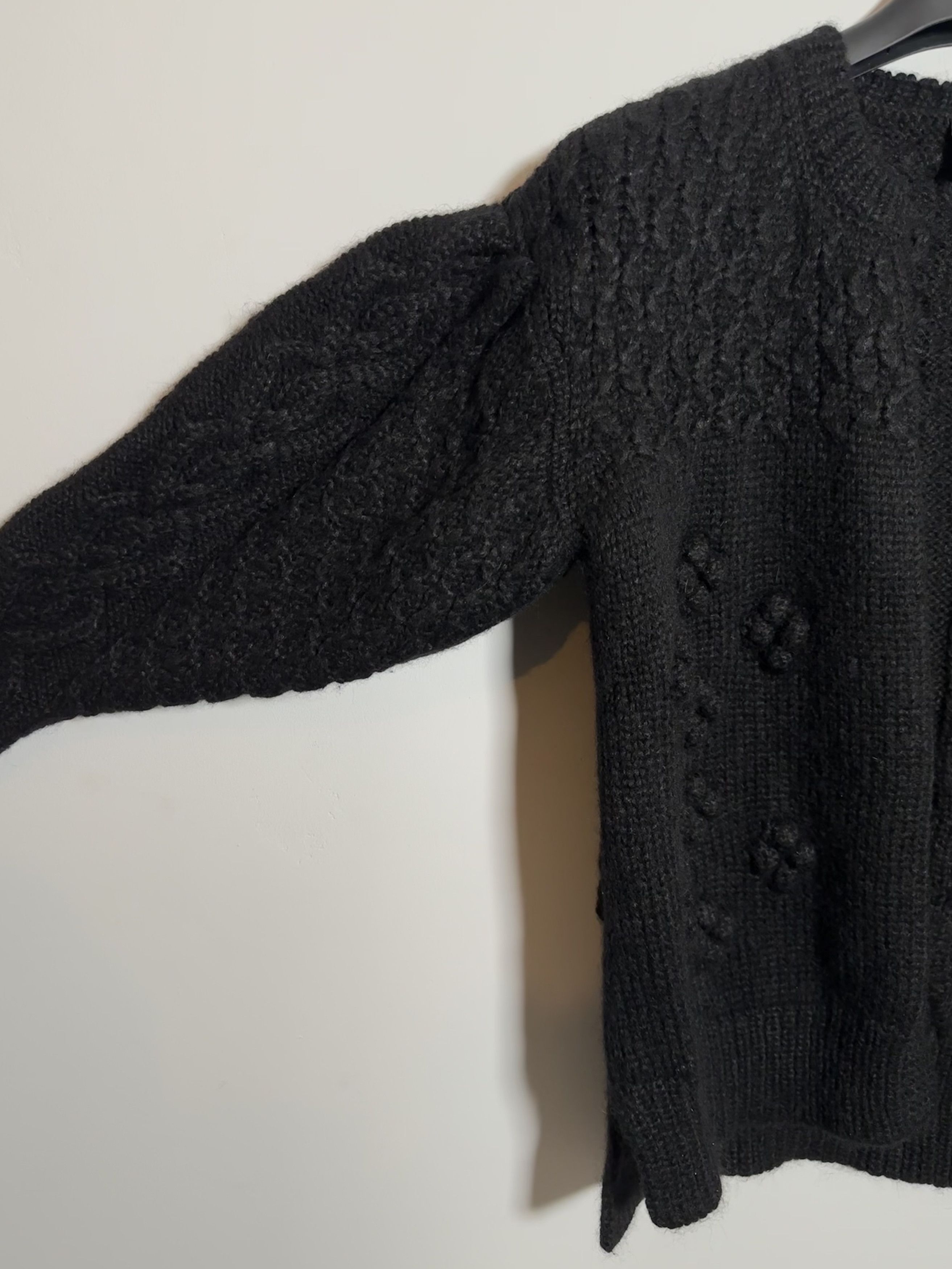 Simone Rocha Ribbon-Laced Cabled Cardigan Size M / US 6-8 / IT 42-44 - 8 Thumbnail