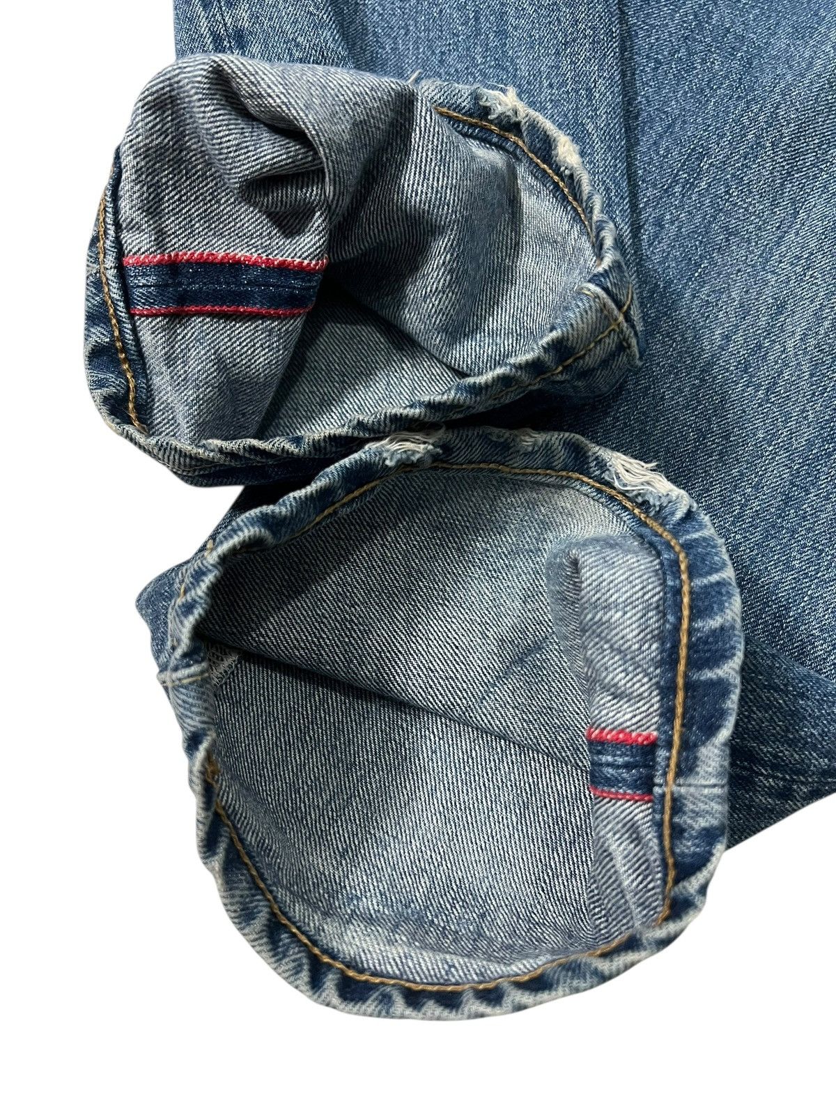 Blue Blue Japan Blue Blue Japan Distress Selvedge Jean Size US 32 / EU 48 - 16 Thumbnail