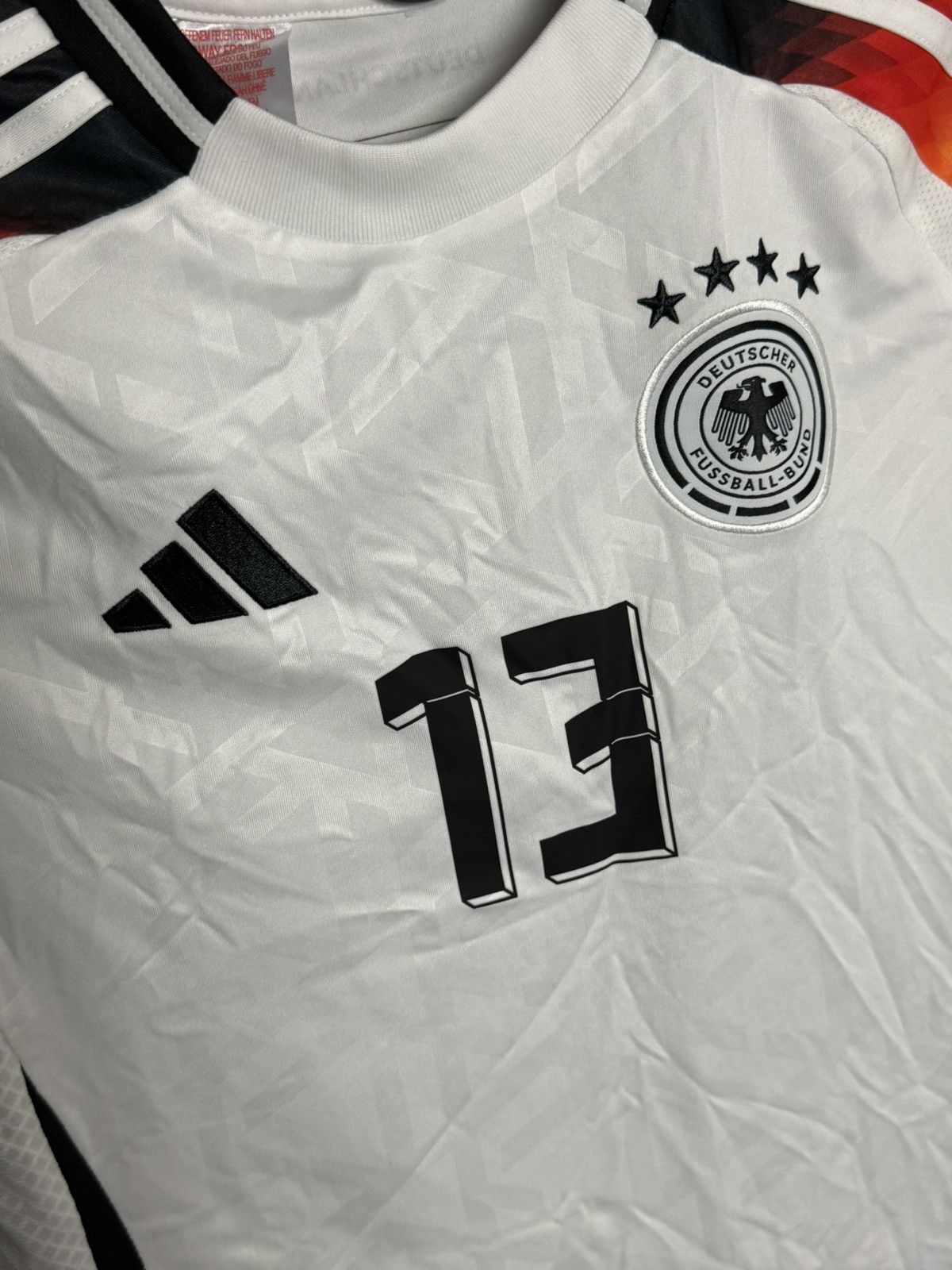 Adidas KIDS New Germany 24/25 Home Muller Football Jersey T-Shirt Size US XS / EU 42 / 0 - 4 Thumbnail