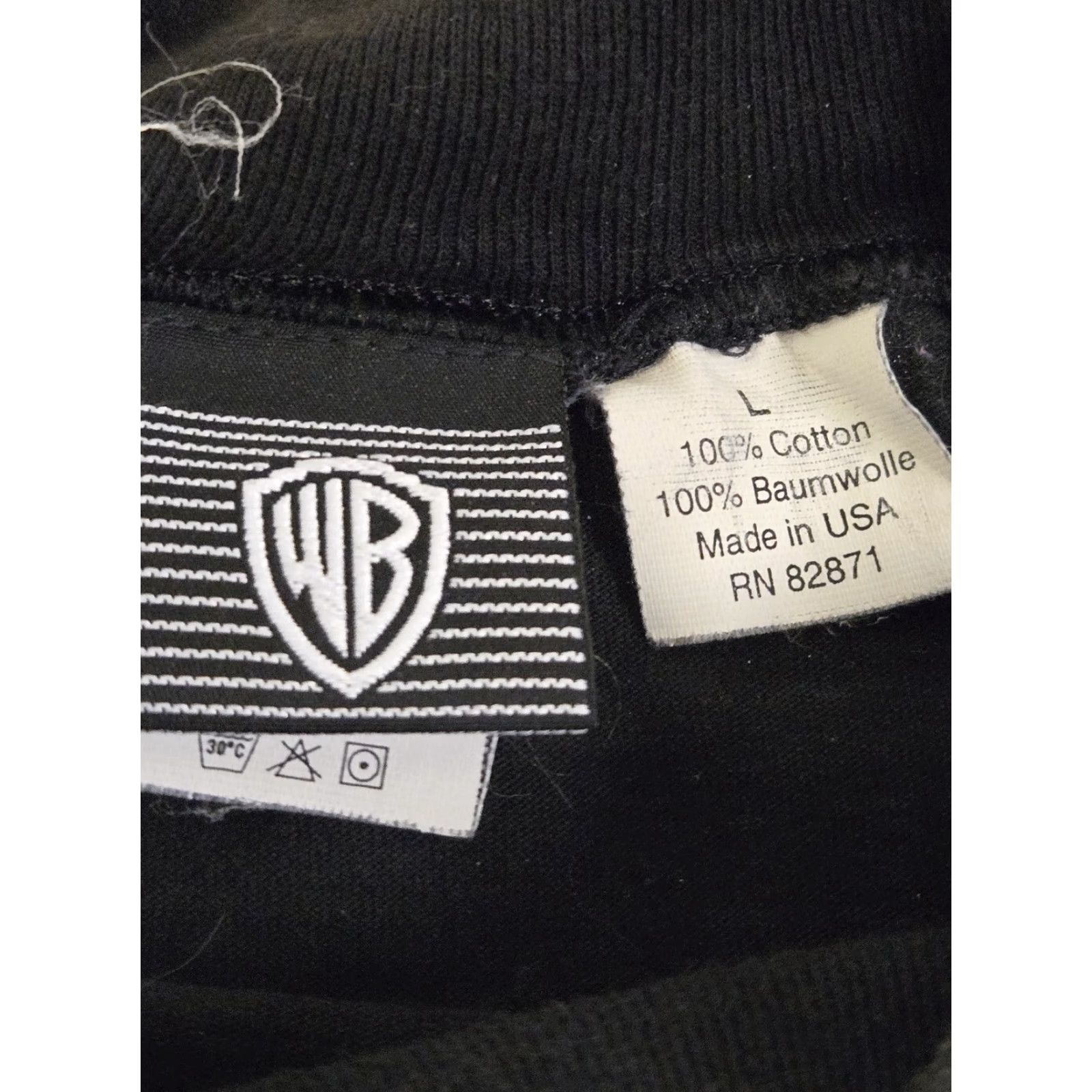 Vintage VINTAGE Warner Bros Shirt Mens L Black Bugs Bunny WB Logo New York City 90s Size US L / EU 52-54 / 3 - 4 Thumbnail