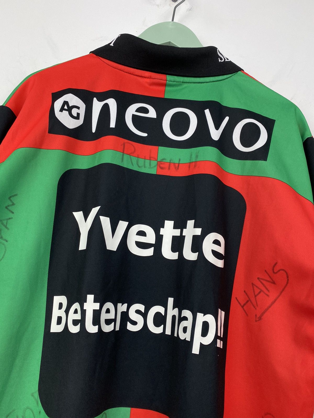 Lotto Sport NEC Nijmegen 2004 2005 Soccer Jersey Shirt PSG PSV Ajax Size US L / EU 52-54 / 3 - 10 Thumbnail