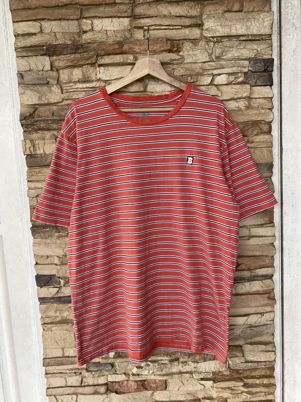 Vintage Vintage Baker Skateboard Stripe Tshirt Vtg Band Size US XL / EU 56 / 4 - 1 Thumbnail