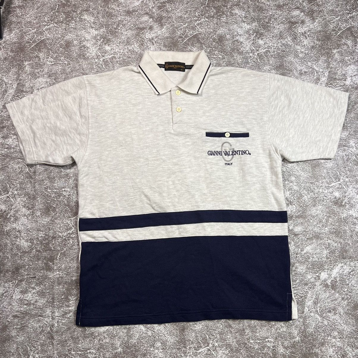 Valentino × Vintage Vintage Gianni Valentino Polo Shirt Size US L / EU 52-54 / 3 - 1 Thumbnail
