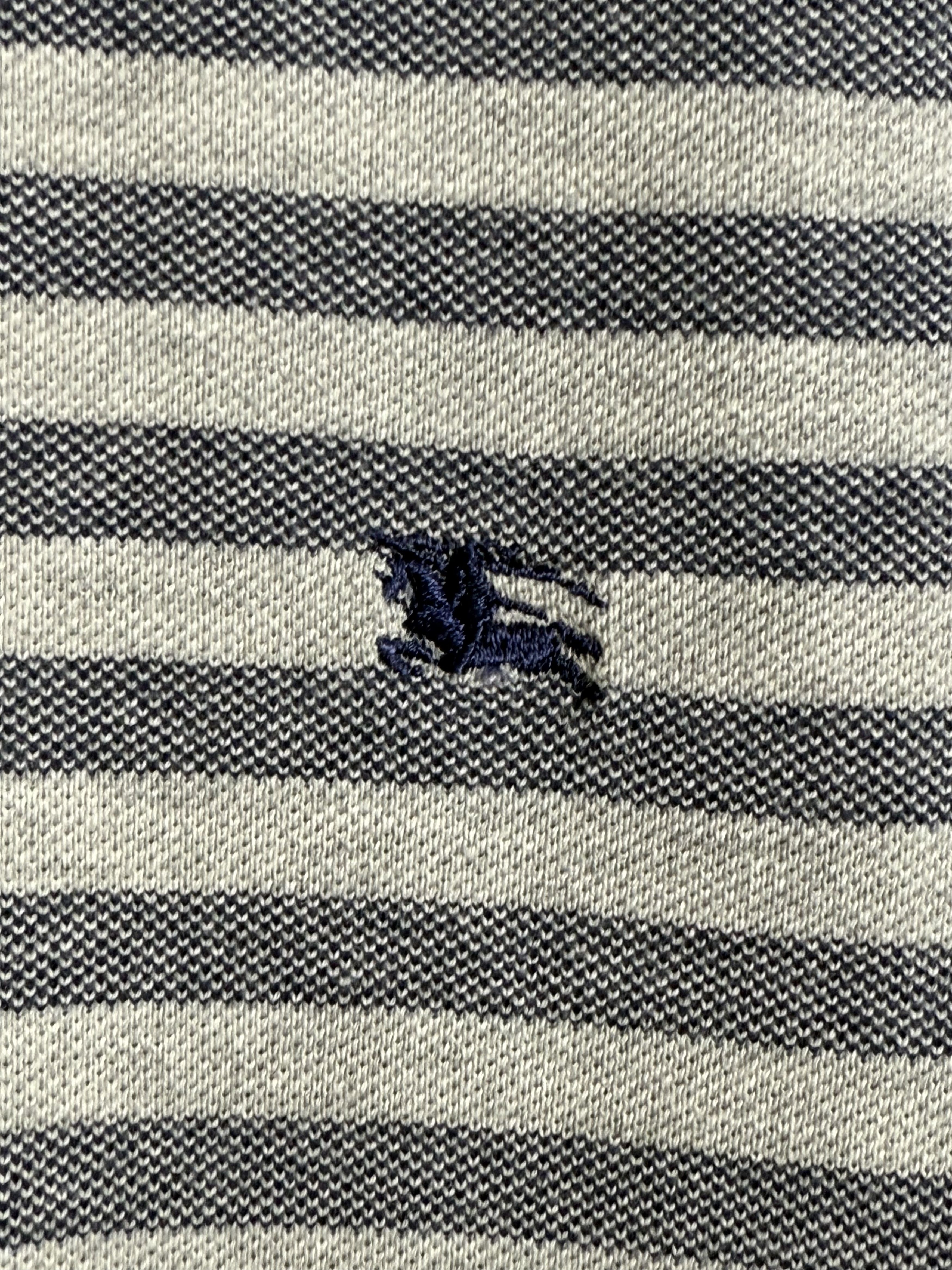 Burberry Burberry Stripe Polo Shirt Size US L / EU 52-54 / 3 - 4 Thumbnail