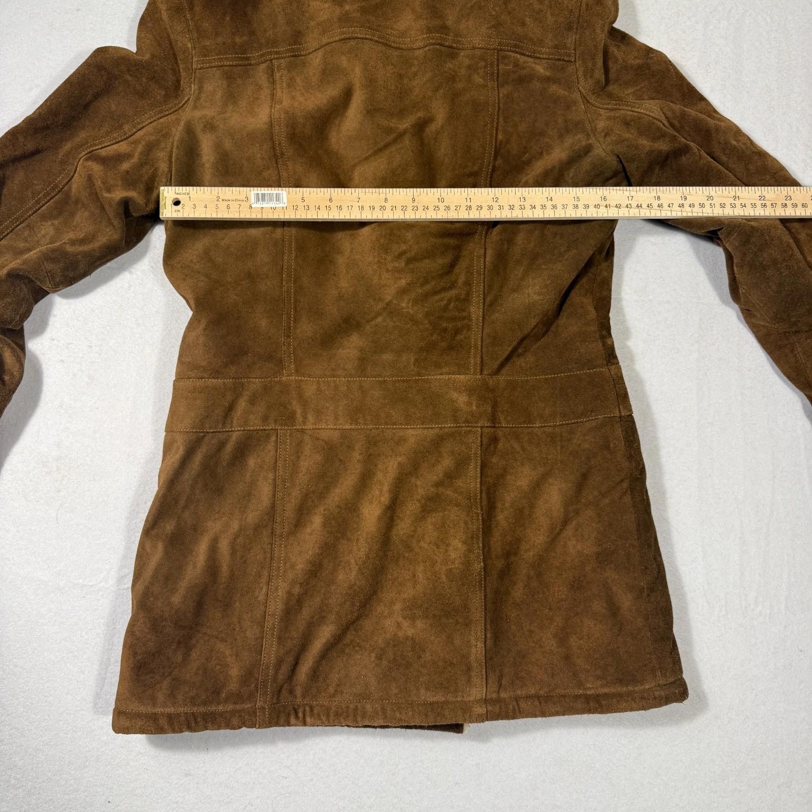 Gap GAP Y2K Genuine Suede Sherpa Jacket Coat Women Size Small Size S / US 4 / IT 40 - 9 Thumbnail