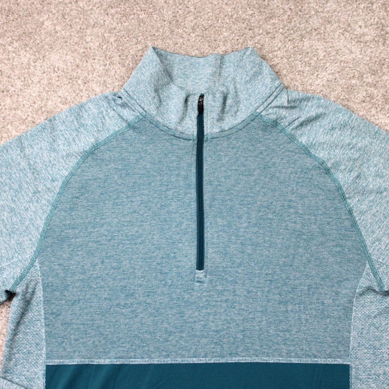 Nike Nike Running Sweatshirt Mens Large Blue Dri-Fit 1/2 Zip Poly/Nylon L/S Pullover Size US L / EU 52-54 / 3 - 4 Thumbnail