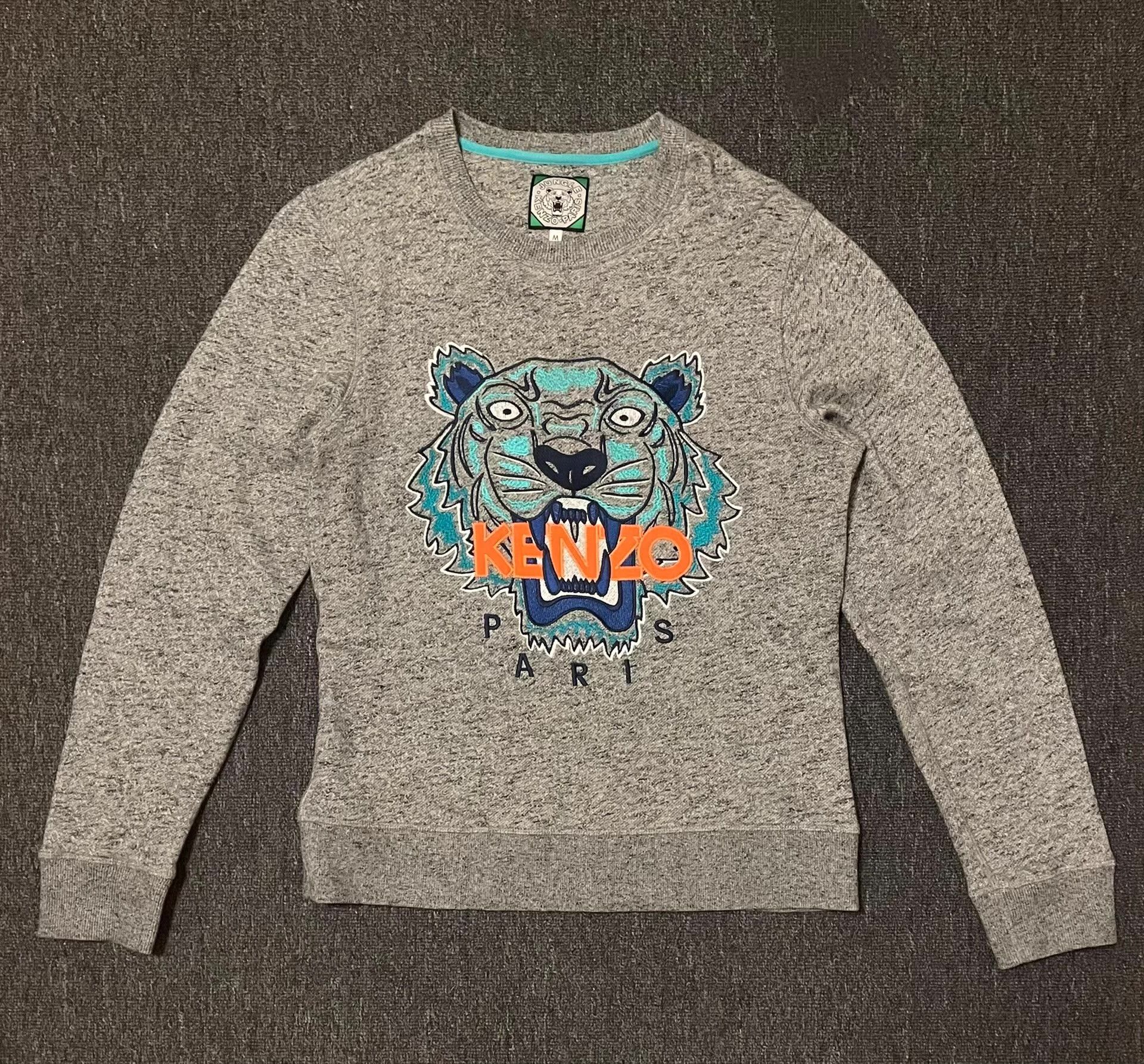 Kenzo Kenzo classic grey tiger head Q4 Size US M / EU 48-50 / 2 - 1 Thumbnail