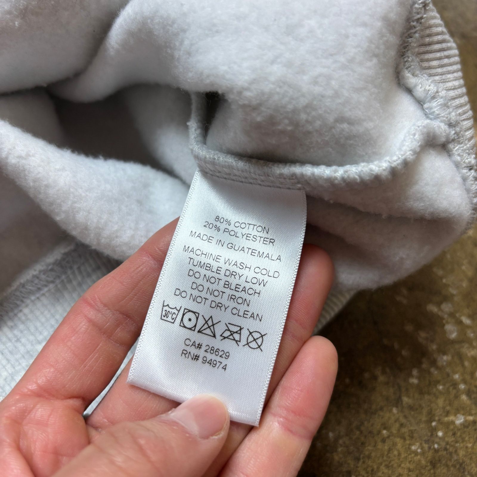 Stussy Stussy Fresh Gear Logo Heather Gray Hoodie Men's Medium Size US M / EU 48-50 / 2 - 9 Thumbnail