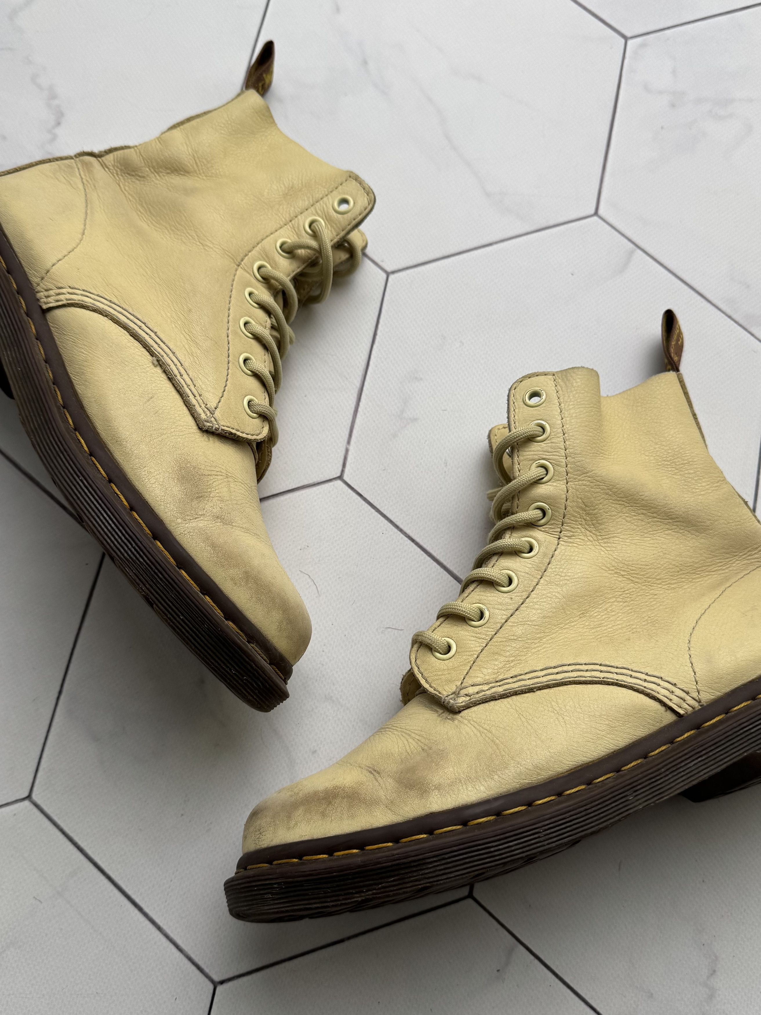 Dr. Martens Y2K Dr Martens Leather Ankle Boots Lace Up Combat Boots B4 Size US 9 / IT 39 - 2 Thumbnail