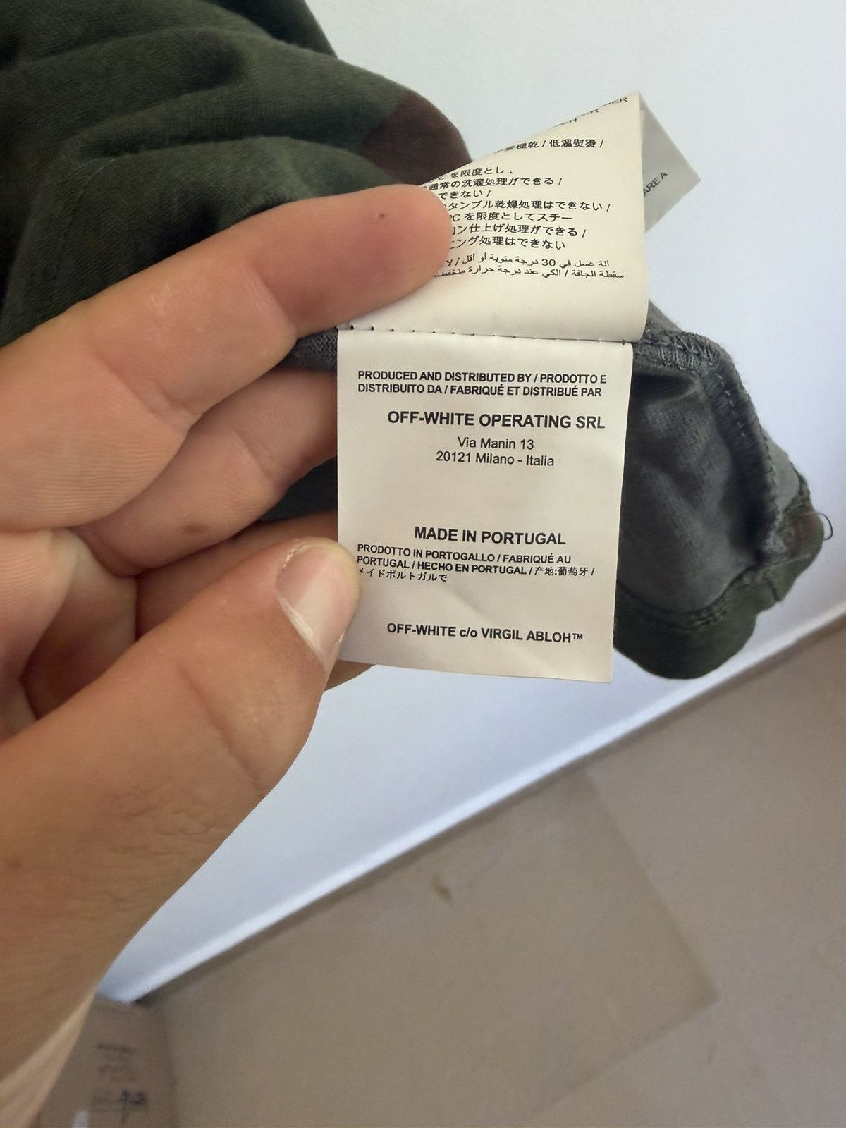 Off-White Off White Camouflage Impressionism Arrow TEE Size US L / EU 52-54 / 3 - 11 Thumbnail