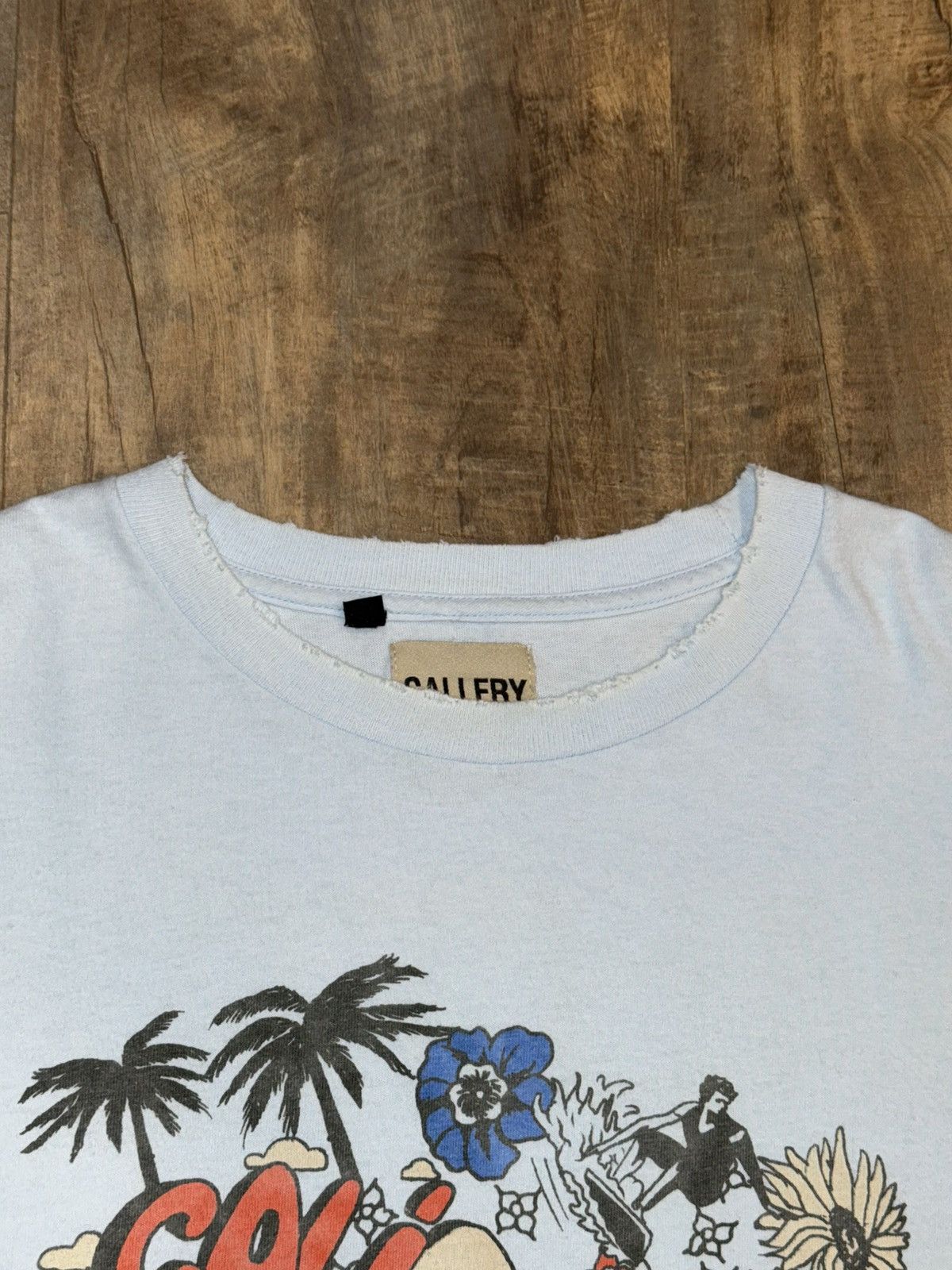 Gallery Dept California Surf Shack Souvenir Light Blue Tee