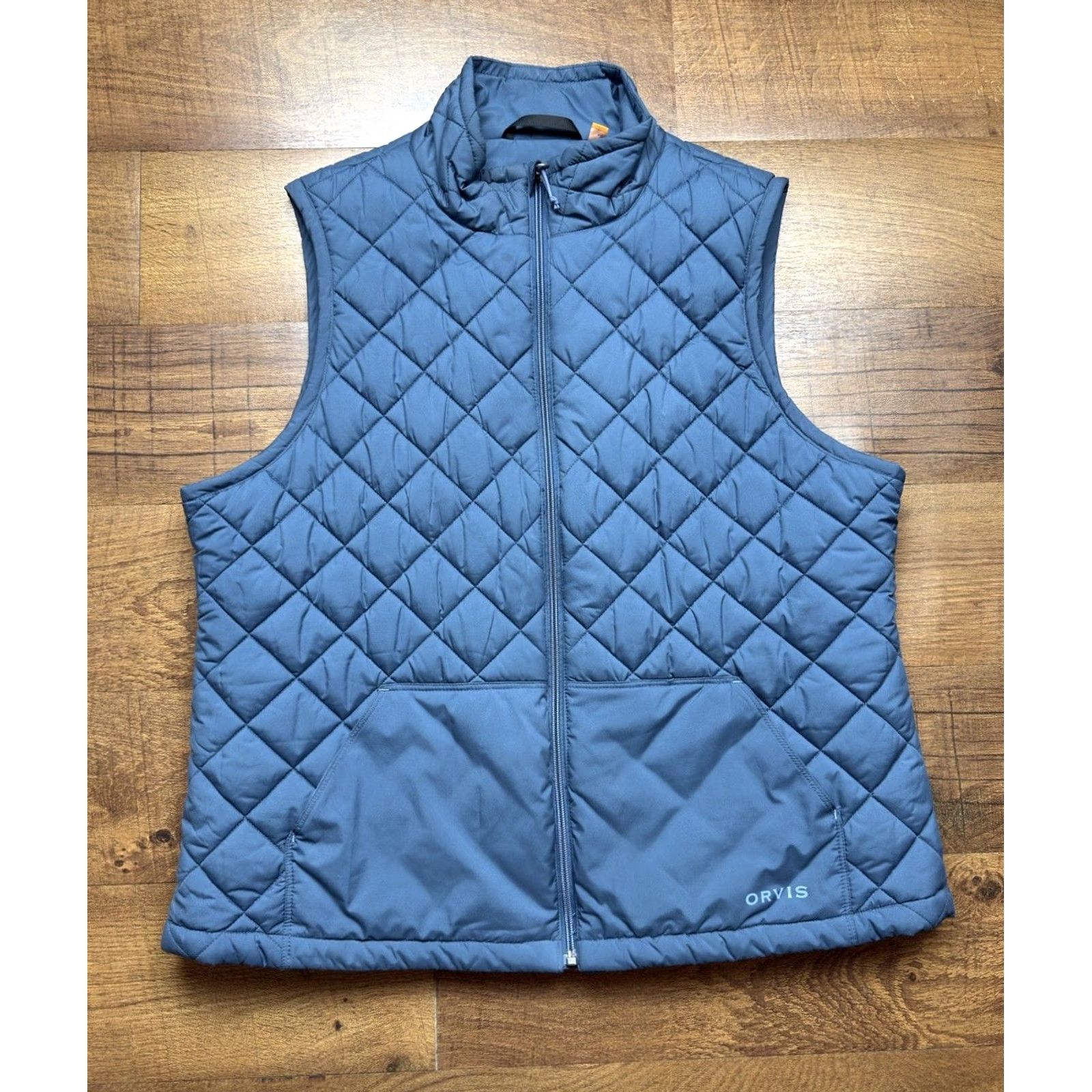 Orvis Orvis Vest Mens XL Blue Quilted Jacket Hiking Snap Zip Equestrian Insulated Regular Size Blue Quilted Vest Mens XL Size US XL / EU 56 / 4 - 2 Thumbnail