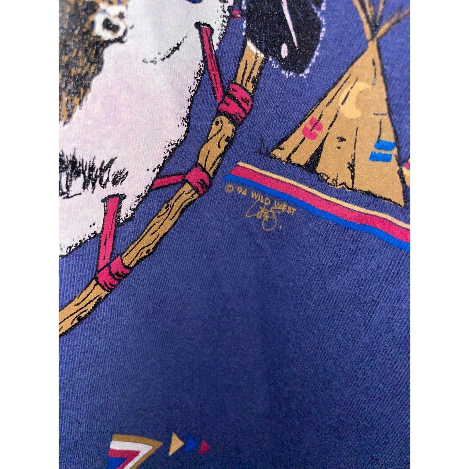 Vintage Vintage Bison Shirt Black Hills South Dakota Buffalo Tee 90s Size US L / EU 52-54 / 3 - 7 Thumbnail