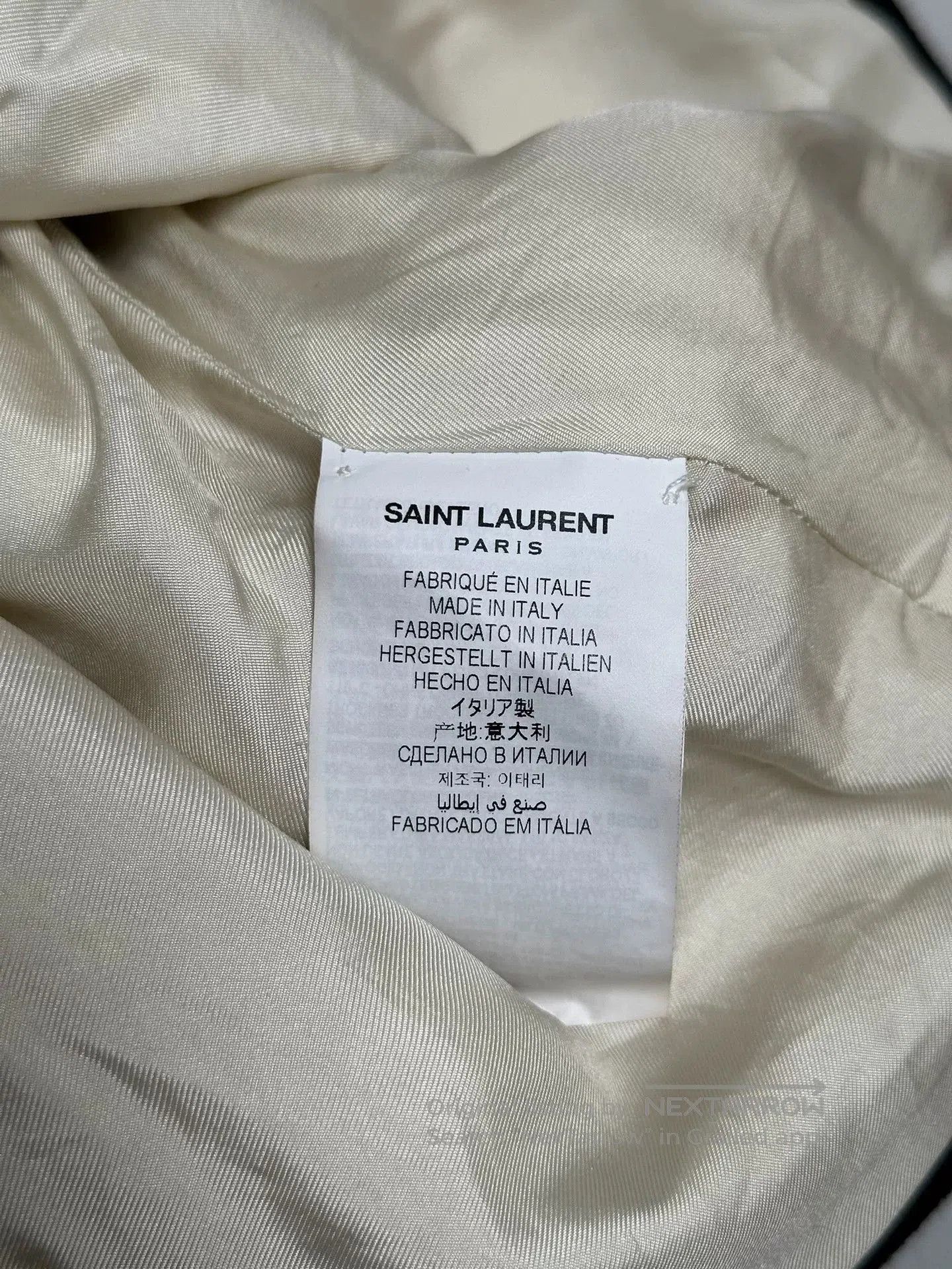 Saint Laurent Paris Saint Laurent White Tweed Jacket. Size S / US 4 / IT 40 - 5 Thumbnail