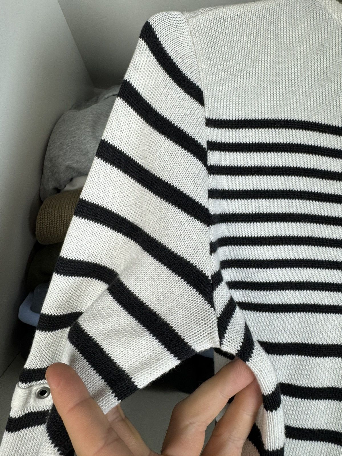 Jean Paul Gaultier Jean Paul Gaultier JPG Jeans Striped Zip-Up Cardigan Sweater Size S / US 4 / IT 40 - 20 Thumbnail