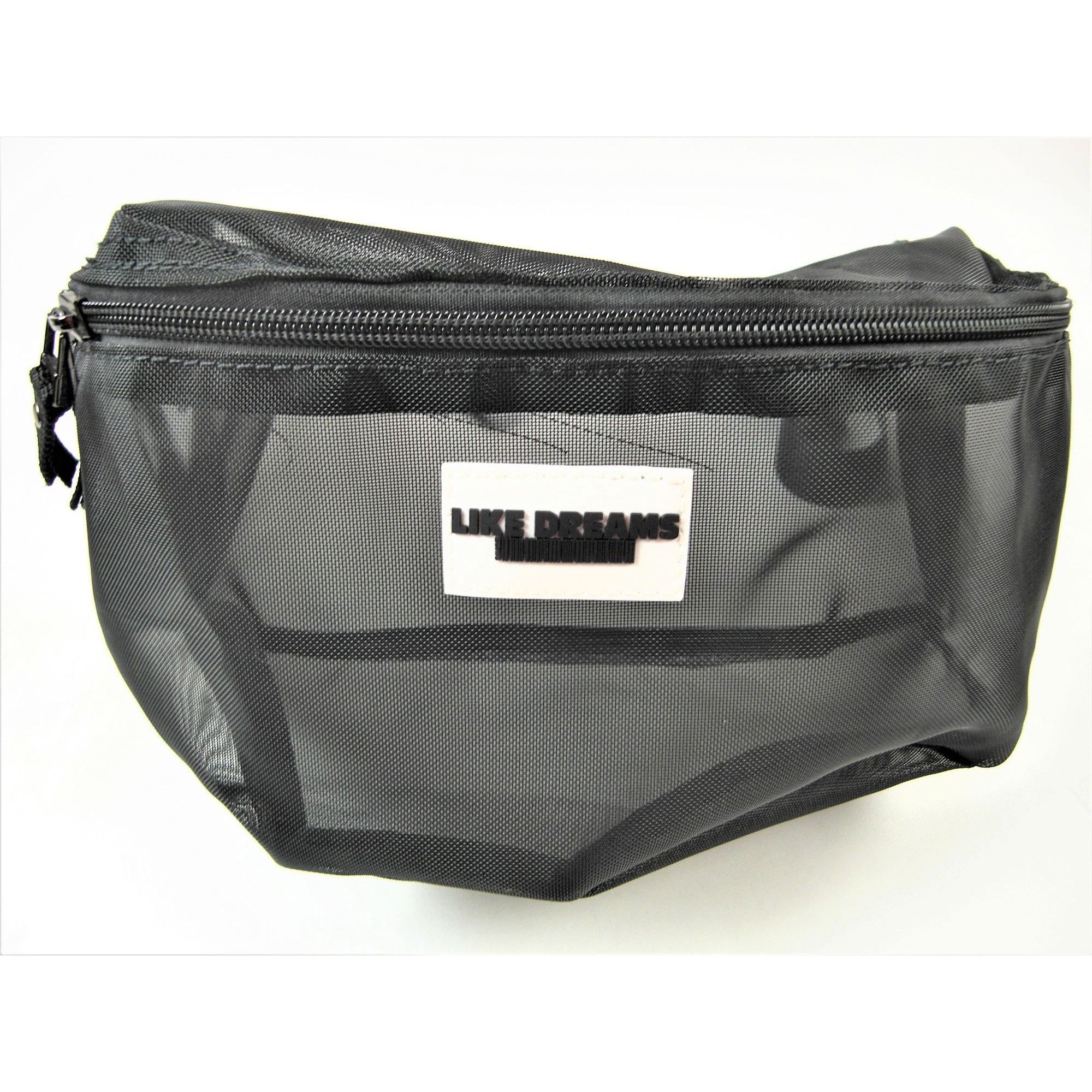 Other Like Dreams See Through Black Large Fanny Pack 3 Zip Pockets Size ONE SIZE - 5 Thumbnail