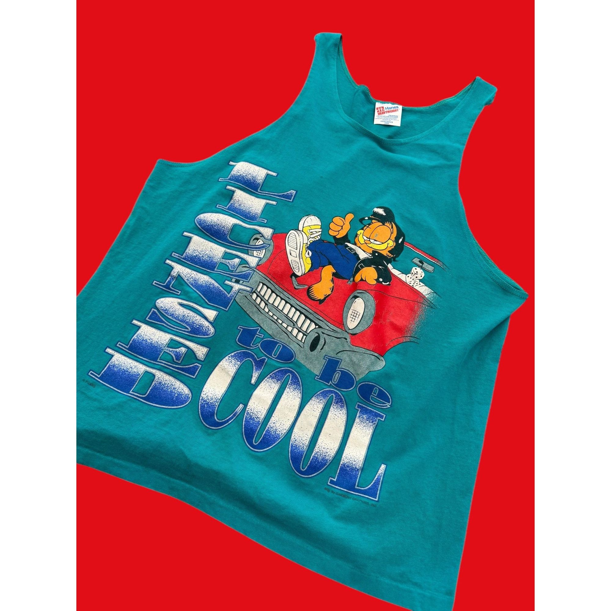 Other 90's Garfield "Licensed to be Cool" Tank Top Size US L / EU 52-54 / 3 - 2 Thumbnail