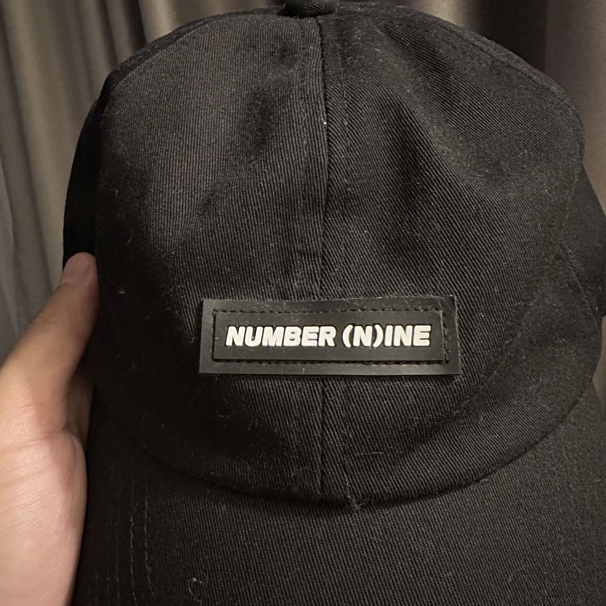 Number (N)ine Number (N)ine Basic Rubber Logo Hat Size ONE SIZE - 2 Thumbnail