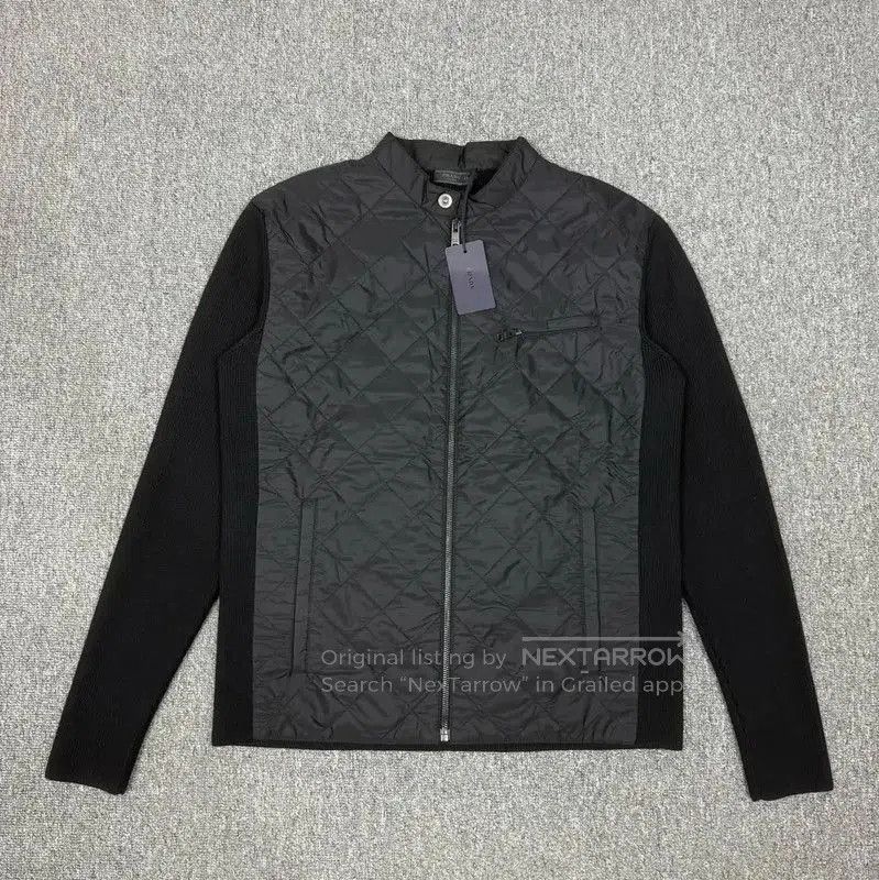 Prada Prada Black Nylon Men's Jacket. Size US S / EU 44-46 / 1 - 1 Thumbnail