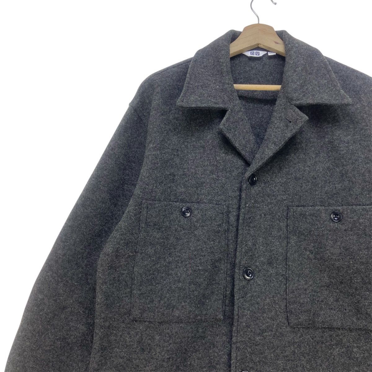 Lemaire × Uniqlo Uniqlo X Lemaire Wool Jacket Coat Size US M / EU 48-50 / 2 - 2 Thumbnail