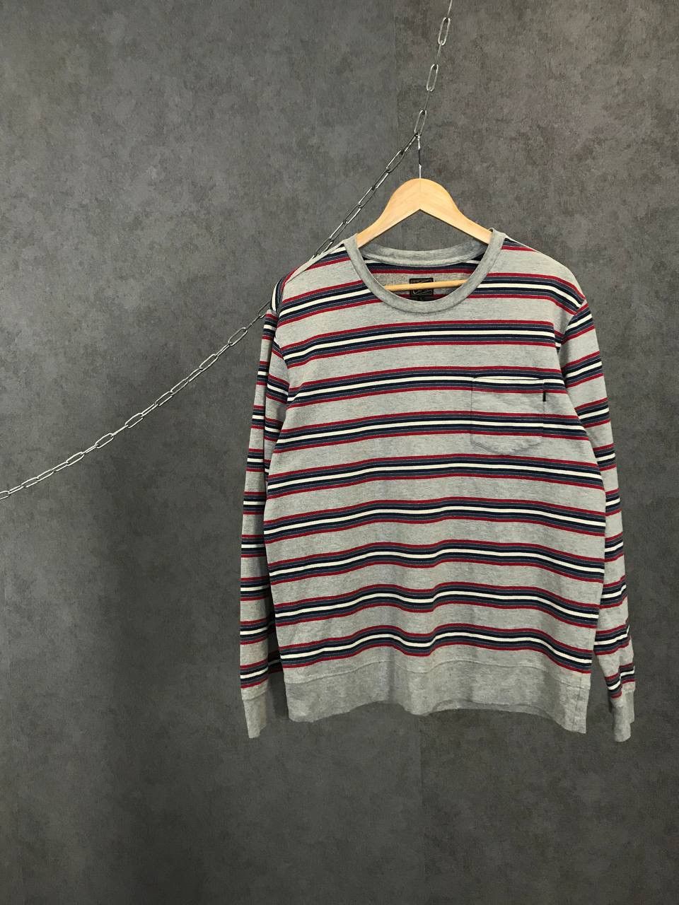 Obey Obey striped pocket sweatshirt Size US L / EU 52-54 / 3 - 1 Thumbnail