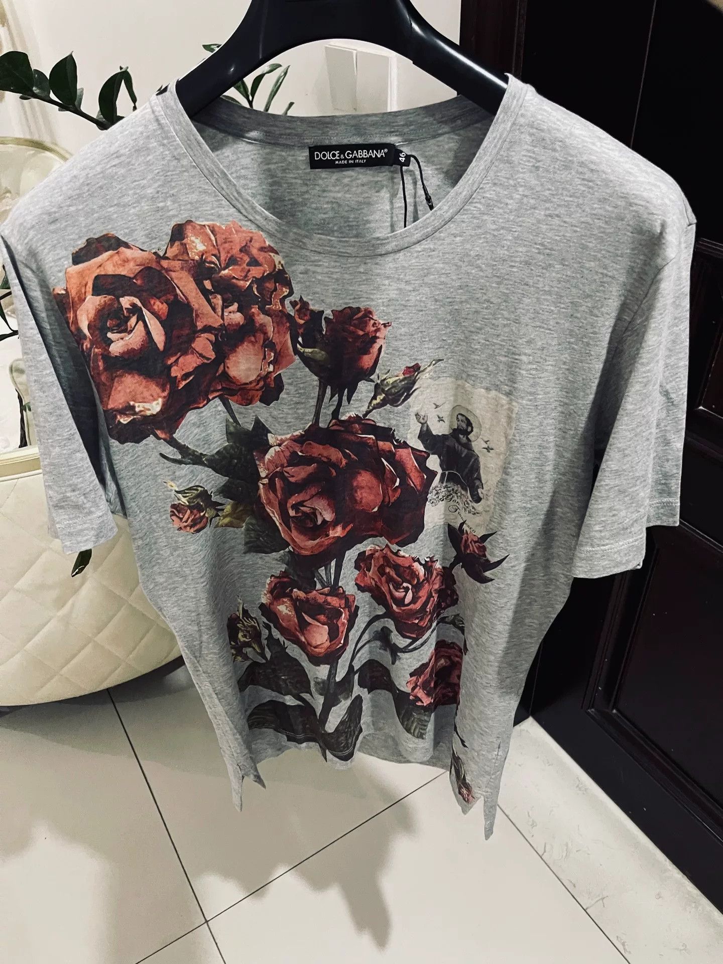 Dolce&Gabbana Jesus Rose Short Sleeve Shirt