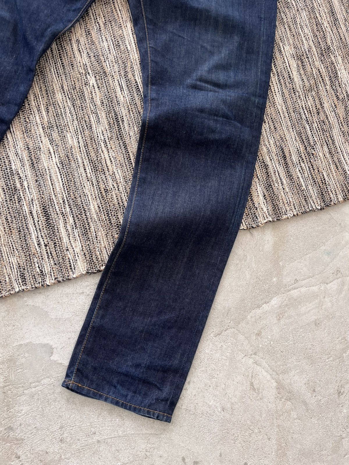 Edwin Vintage Edwin Japanese Faded Denim Jeans 33/32 Blue Y2K Size US 33 - 4 Thumbnail