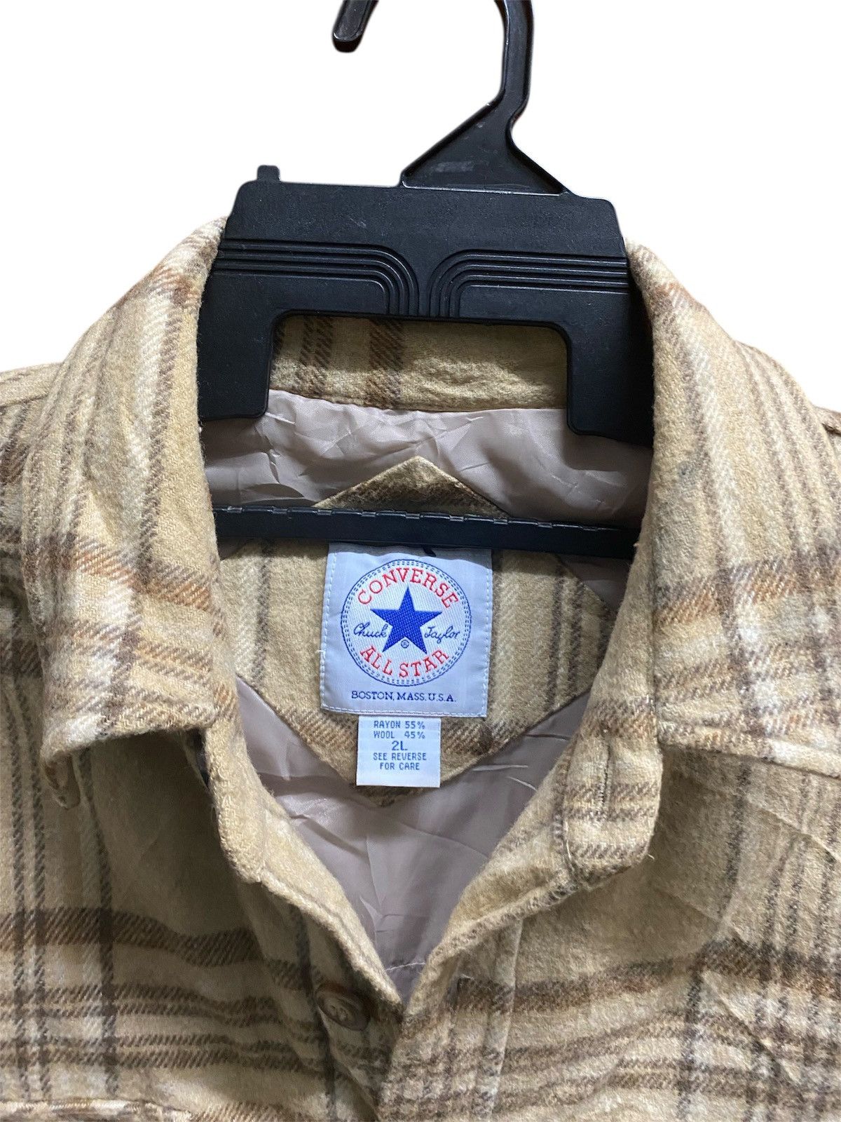 Converse × Vintage Converse Flannel Jacket retro Size US XXL / EU 58 / 5 - 5 Thumbnail