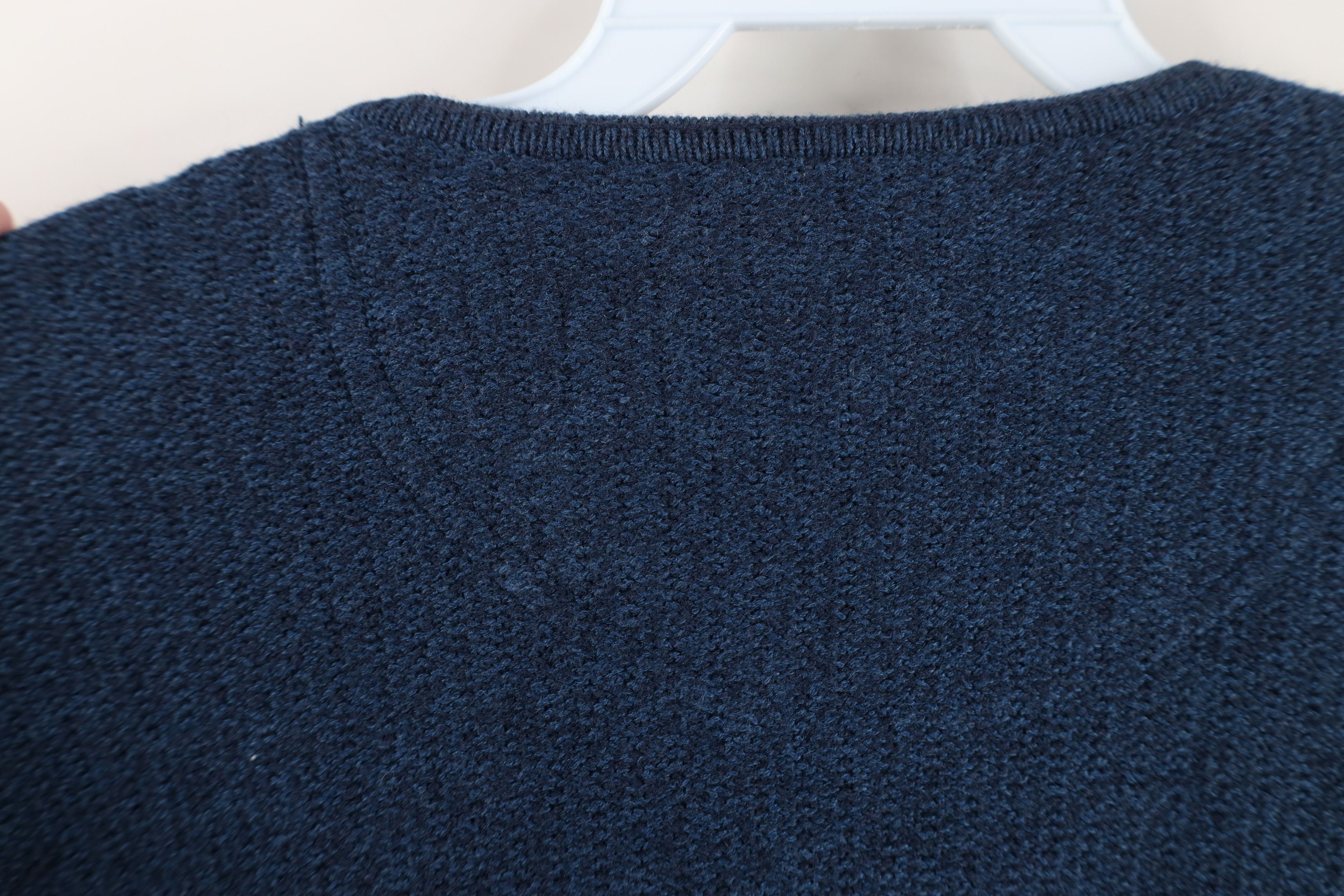 Tommy Bahama Vintage Tommy Bahama Blend Thermal Knit V-Neck Sweater Blue Size US XL / EU 56 / 4 - 9 Thumbnail