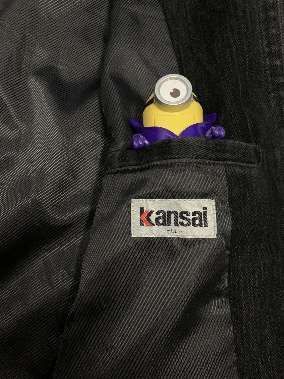 Kansai Yamamoto Kansai Yamamoto Buckle Collar Bondage Faded Denim Jacket Size US L / EU 52-54 / 3 - 18 Thumbnail