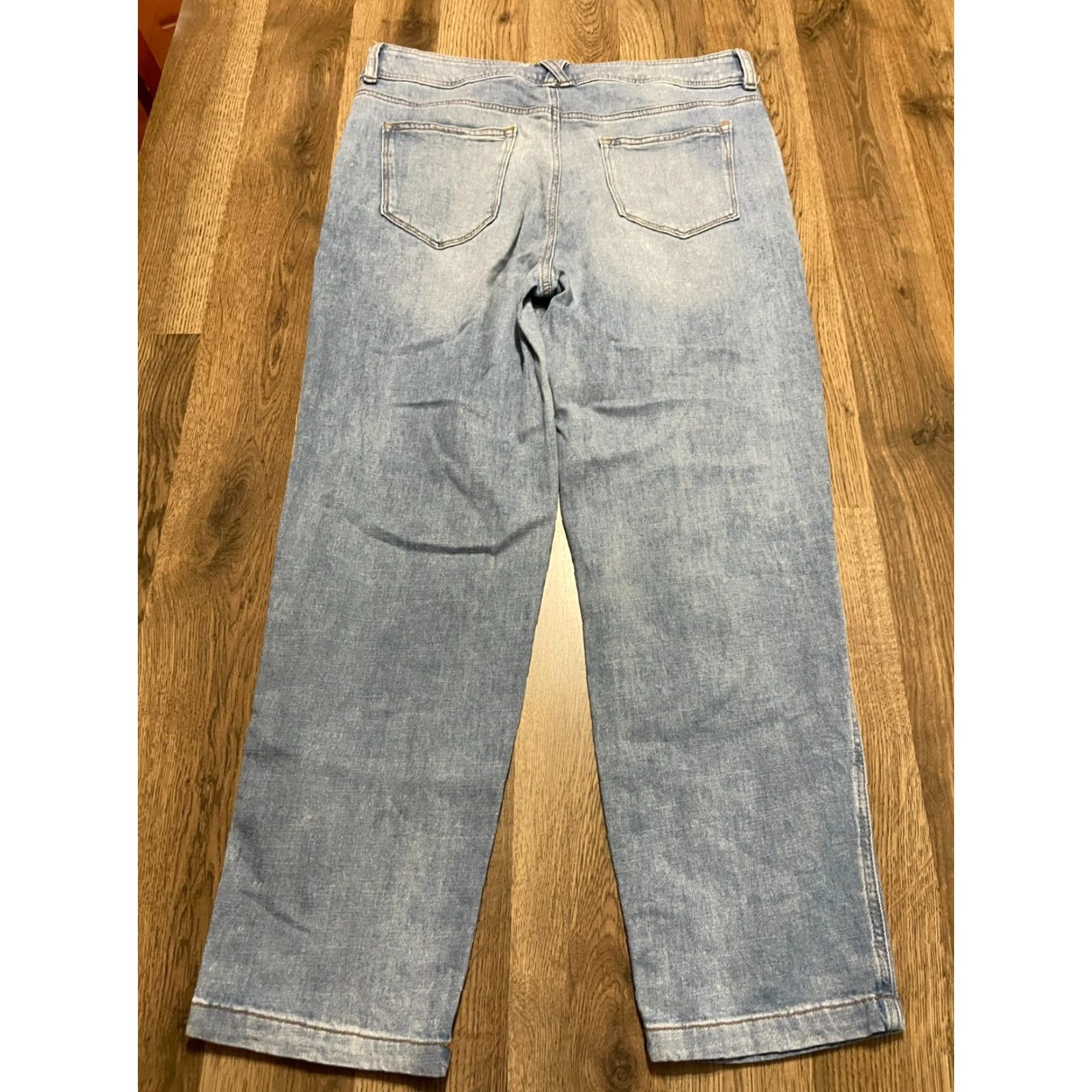 Vintage Sonoma Jeans Women's Size 12 Capris Blue Denim Relaxed Pockets Jeans Women 12 Capri Pockets Size 34" / US 12 / IT 48 - 2 Thumbnail